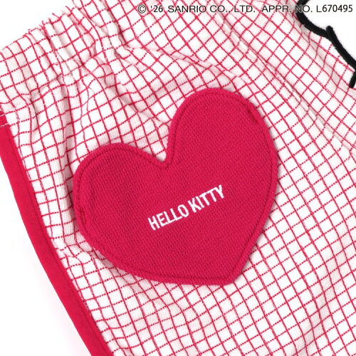 🆕【⭐訂購⭐】🇯🇵日本直送🌀#Sanrio 格紋 心形口袋 可愛刺繡 短褲［4款選］🌀 [ELDA-0264][260529]