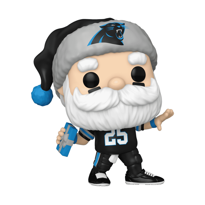📦訂購 美國代購 Funko POP! NFL Panthers Santa (Throwing) Figure 卡羅來納黑豹 模型