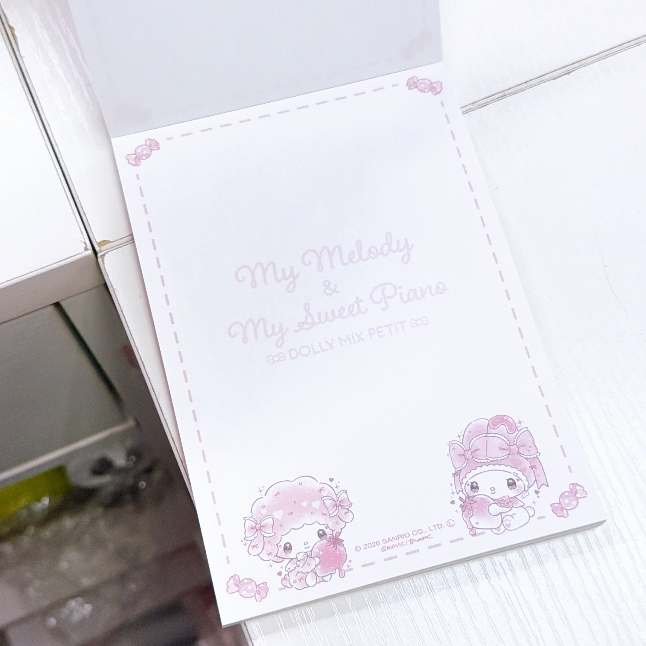 日本直送Sanrio melody piano dollymix 系列文具產品