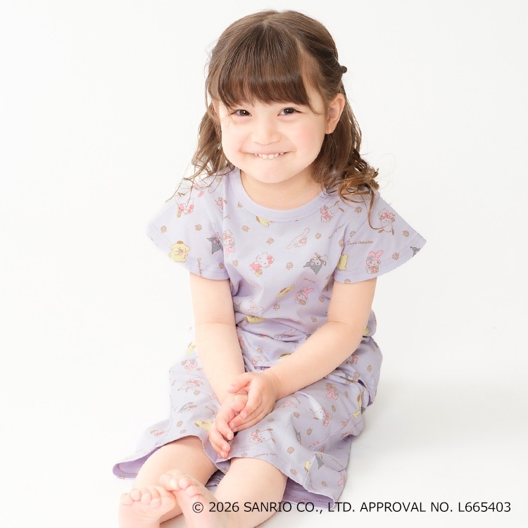 🆕【⭐訂購⭐】🌀 🇯🇵 日本直送 #SanrioCharacters 全印花 喇叭袖 家居服套裝［2款選］ 🌀[ELCA-0277][260429]