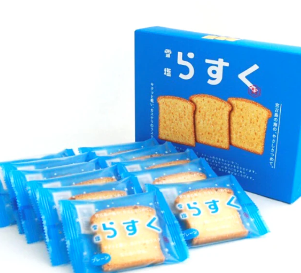 【預訂】日本5月份快閃限定 宮古島雪鹽 法式薄脆餅(12入)