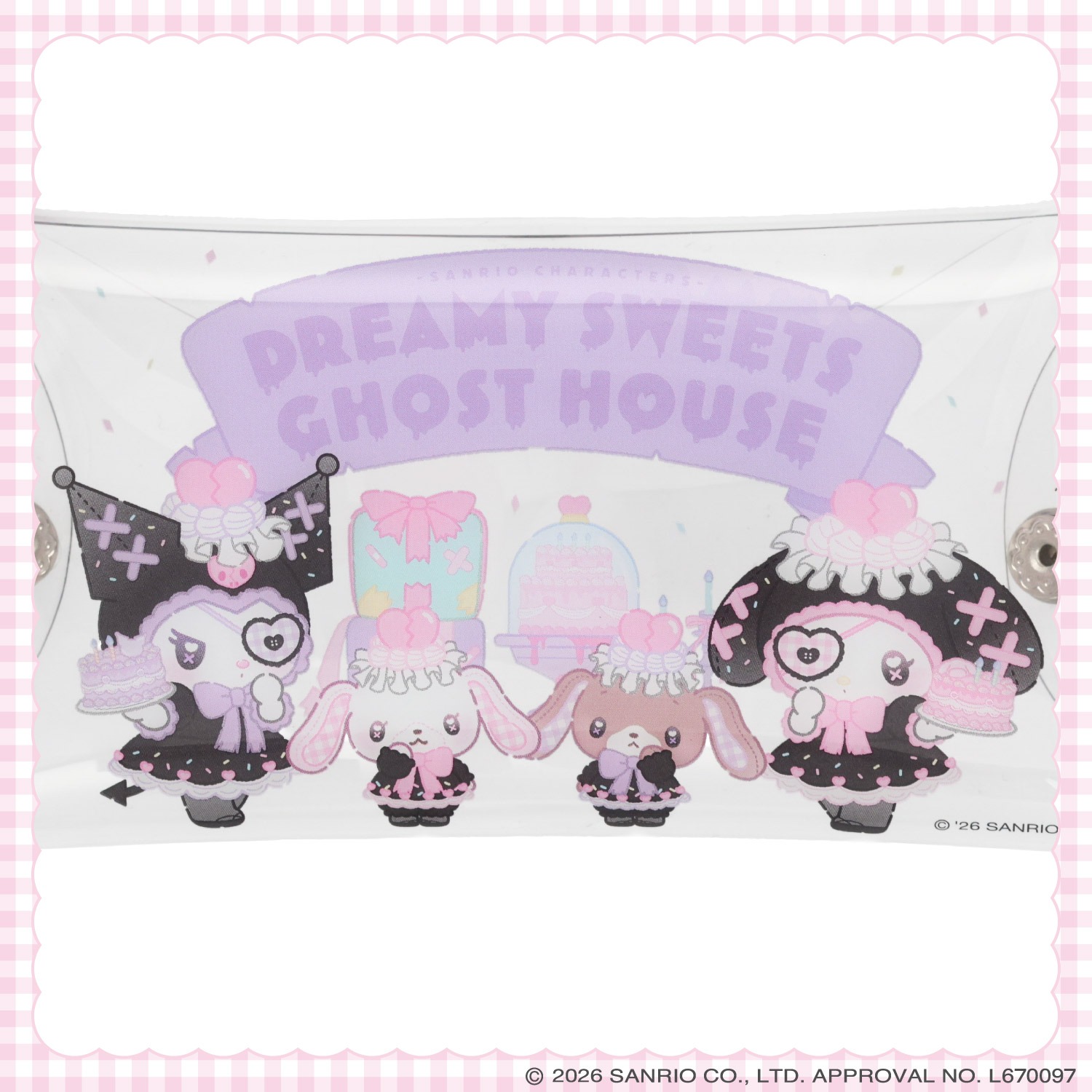 🌸 【預訂】Mini Pouch - DREAMY SWEETS GHOST HOUSE
