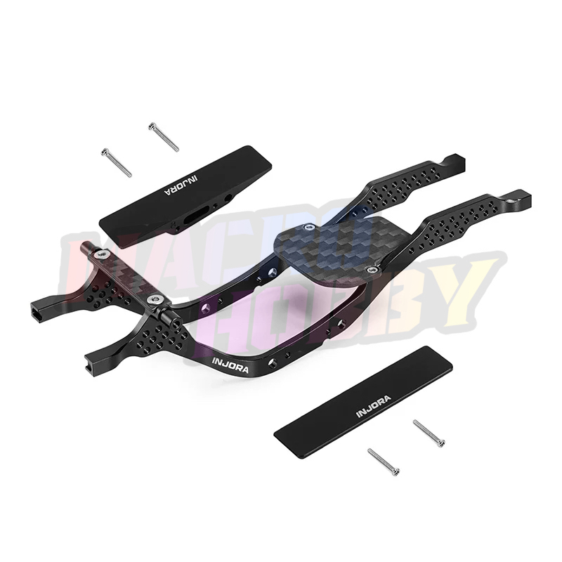 INJORA LCG Aluminum Chassis Kit for 1/30 SCX30 WITH POM ROCK SLIDERS #530372