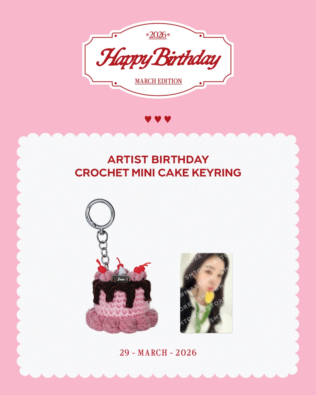SM TOWN - Irene Happy Birthday Red Velvet Irene 生日官方周邊