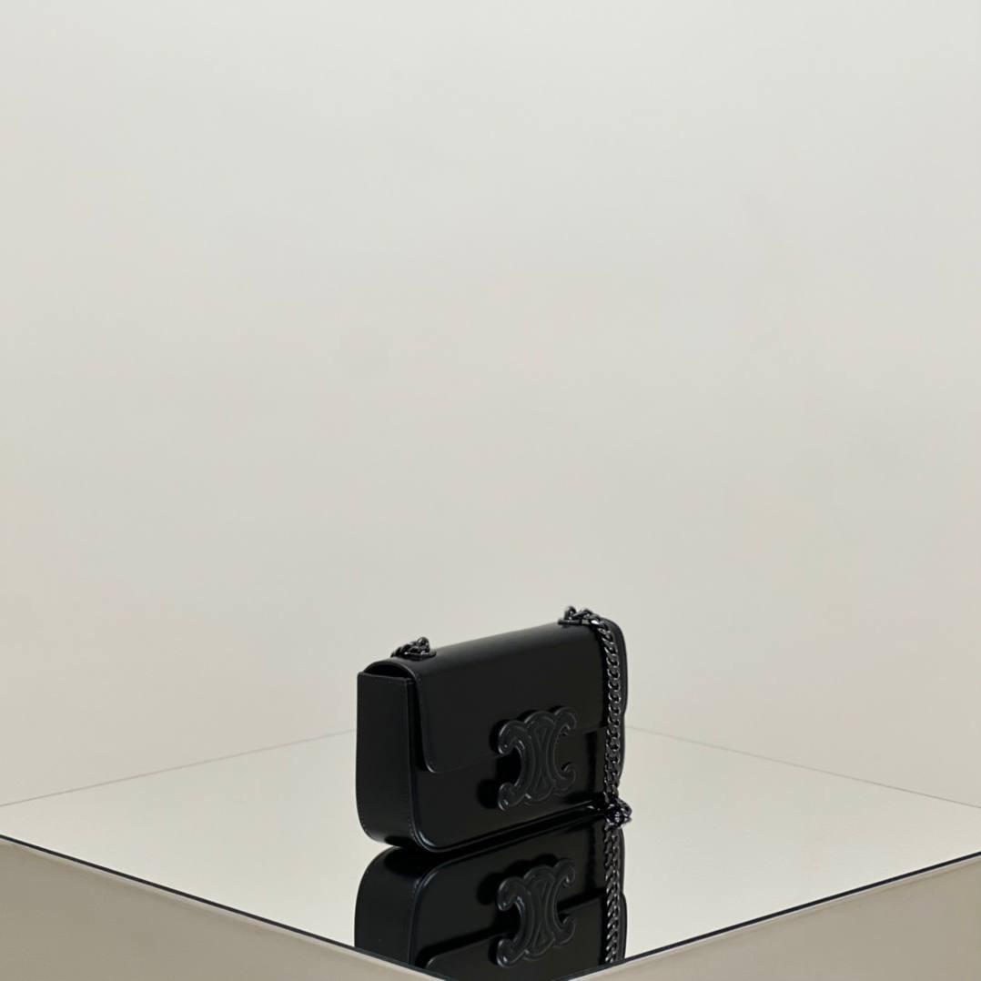 🔥大货实拍图 𝗖𝗘𝗟𝗜𝗡𝗘 ♥ 𝗧𝗥𝗜𝗢𝗠𝗣𝗛𝗘浮雕腋下包 型号：199243 尺寸：20.5*11.5*4cm