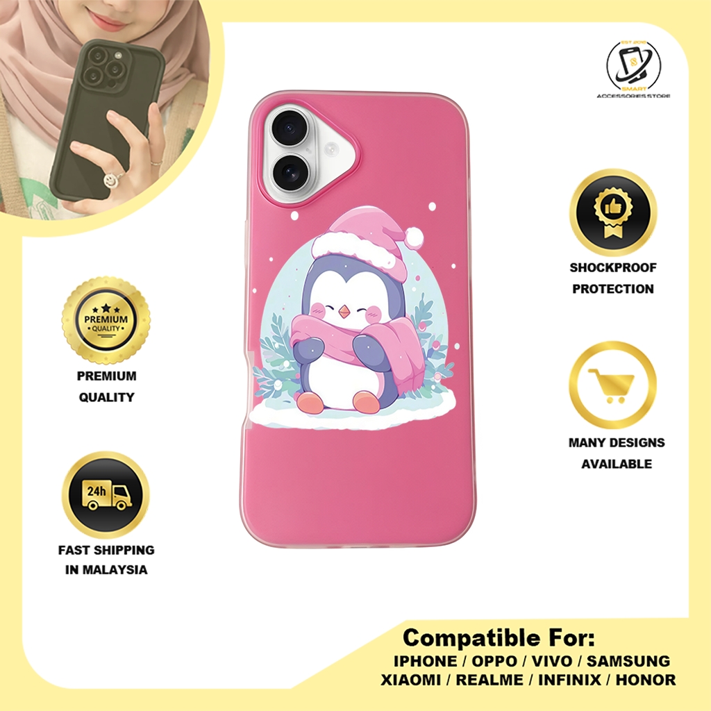 JELLY CASE PHONE FOR IPHONE - DESIGN PENGUIN A