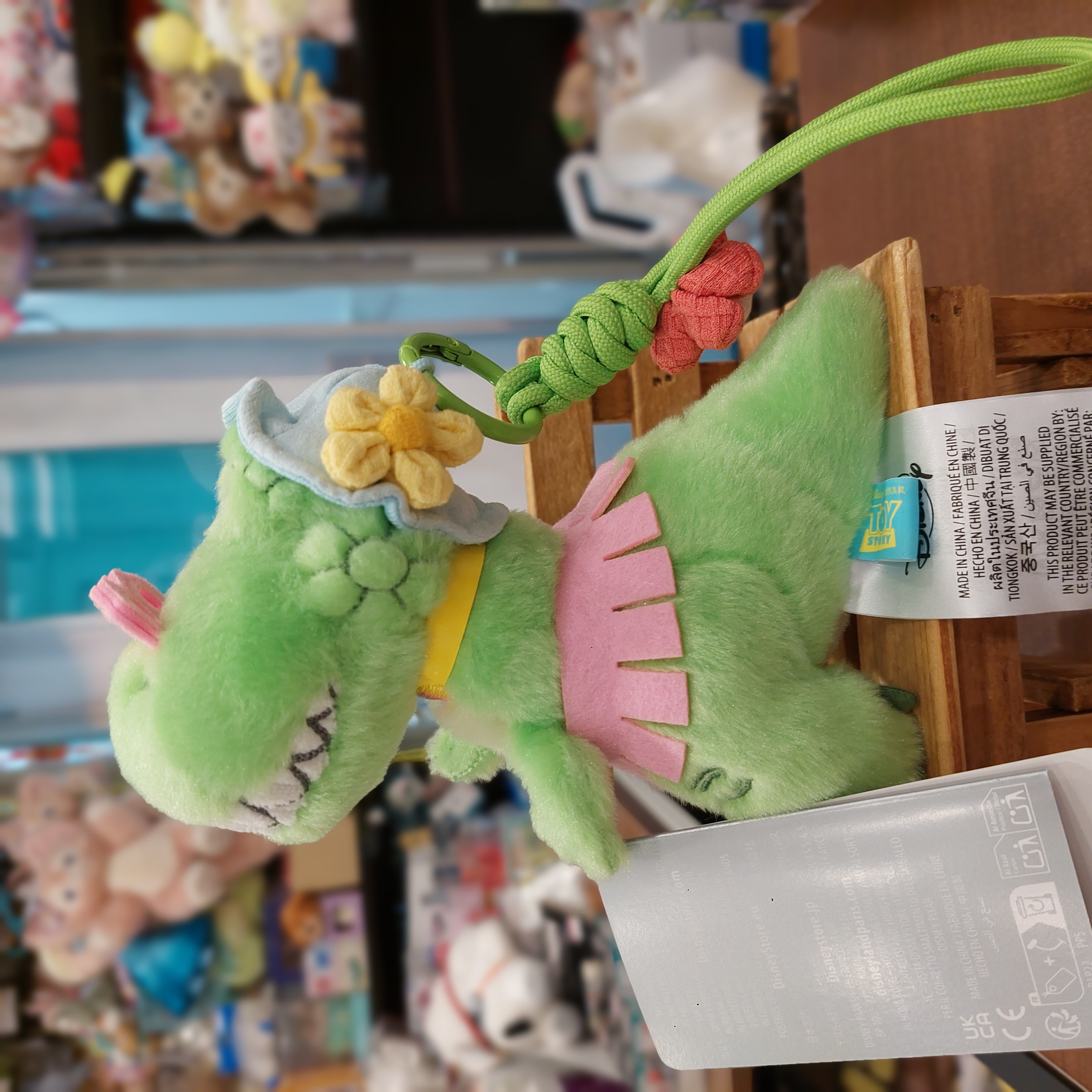 原裝日本 Toy Story 系列 爆爆龍 Rex  公仔吊飾 掛件