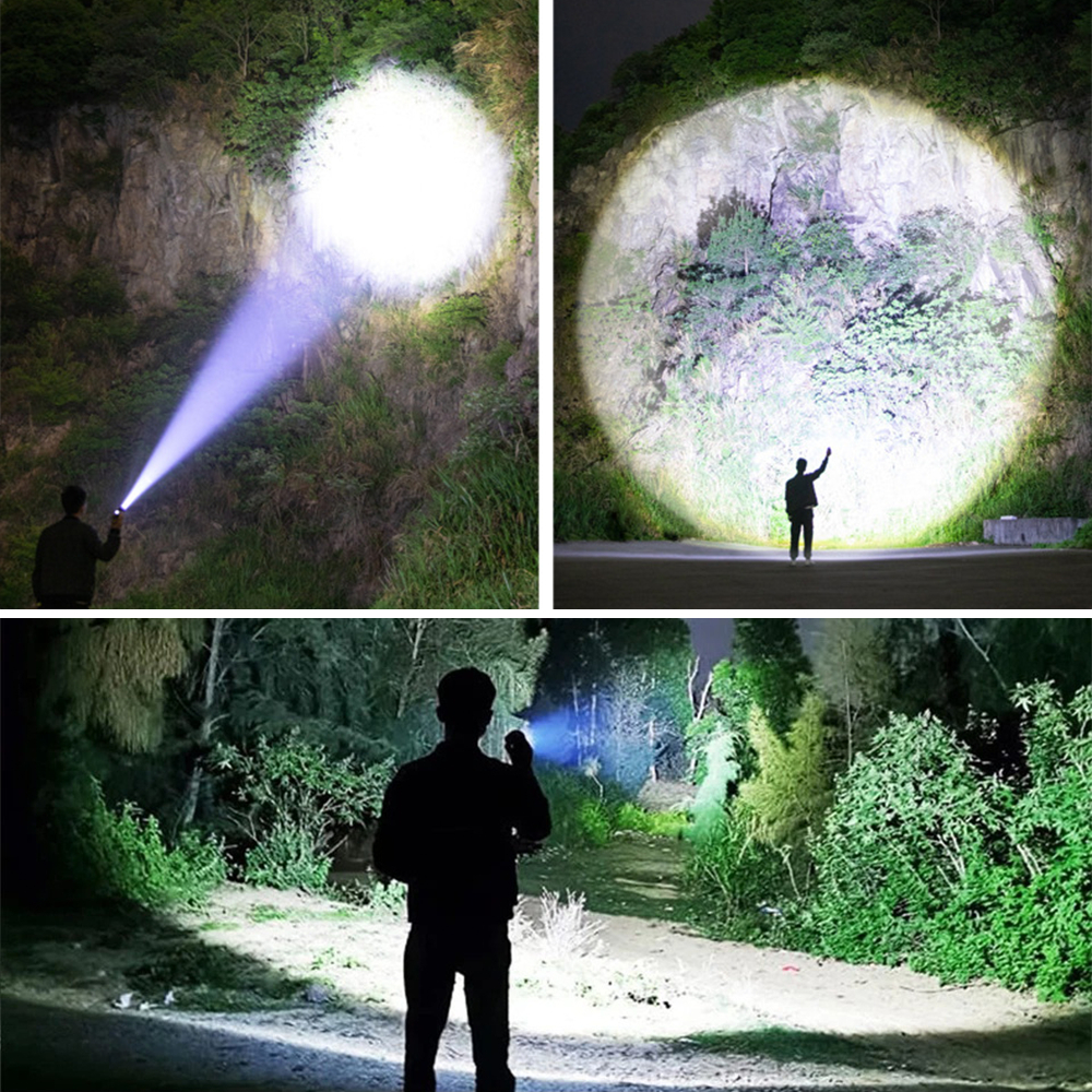 充電變焦強光手電筒 含電池 1x 18650 UB0274