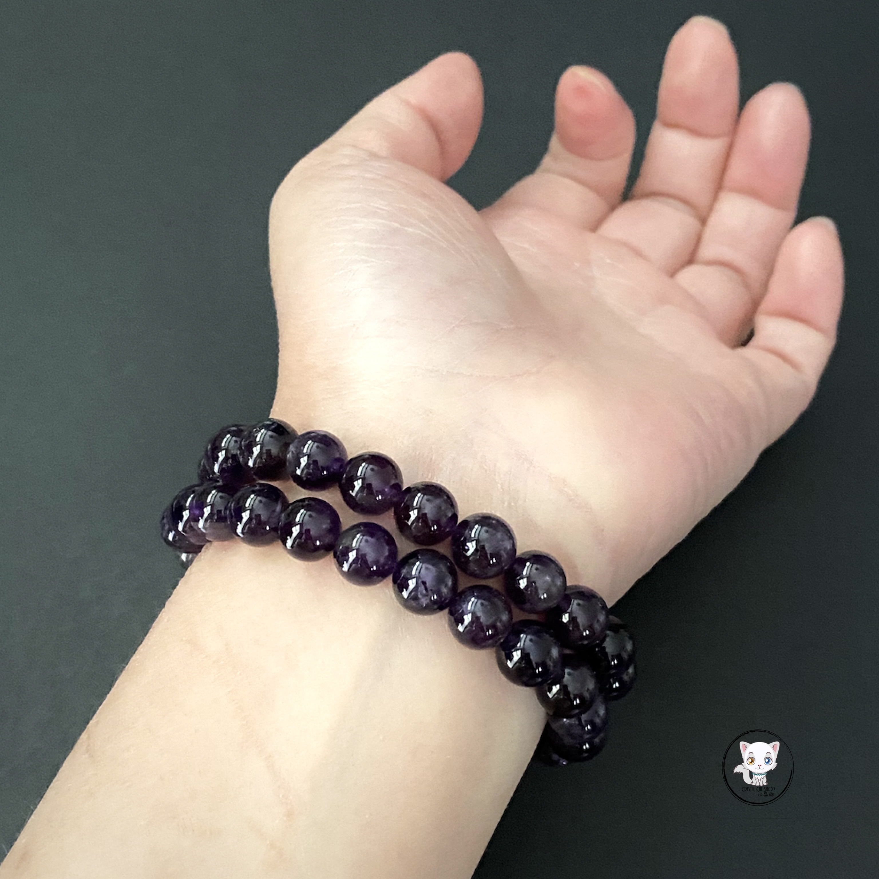 烏拉圭紫水晶手鏈8.5mm