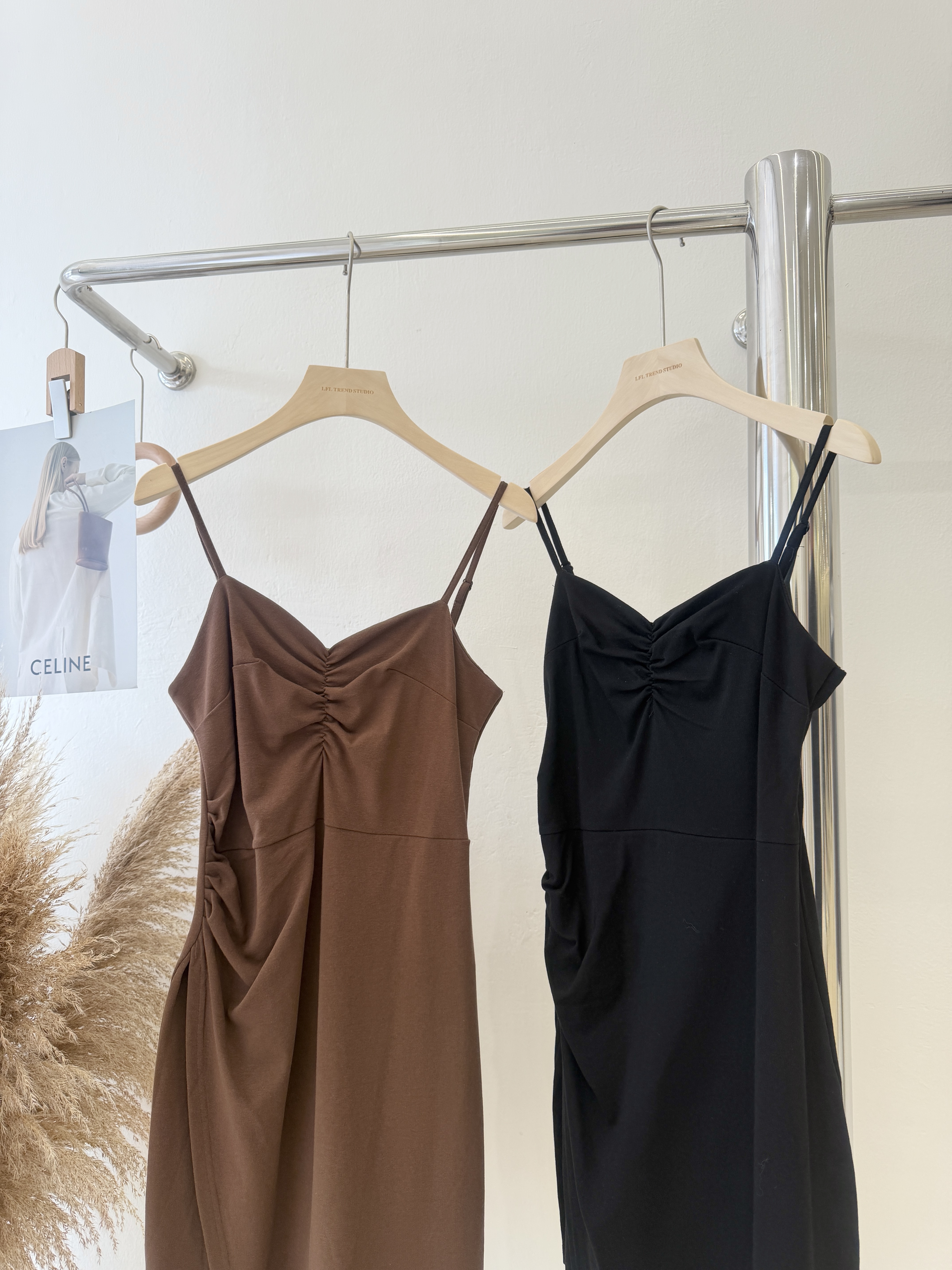 6745 辣妹显瘦吊带连身裙