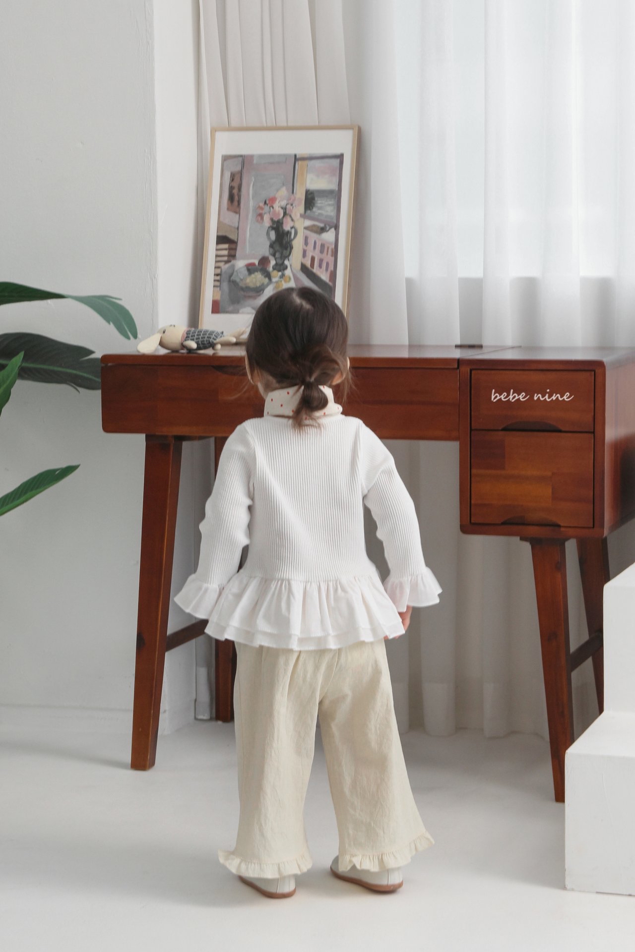 🌸預訂 韓國直送🌸🇰🇷Bebenine三色荷葉邊寬鬆褲