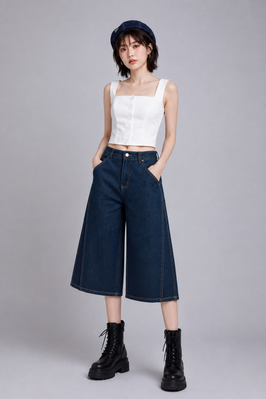 40435 Demi Denim Culottes