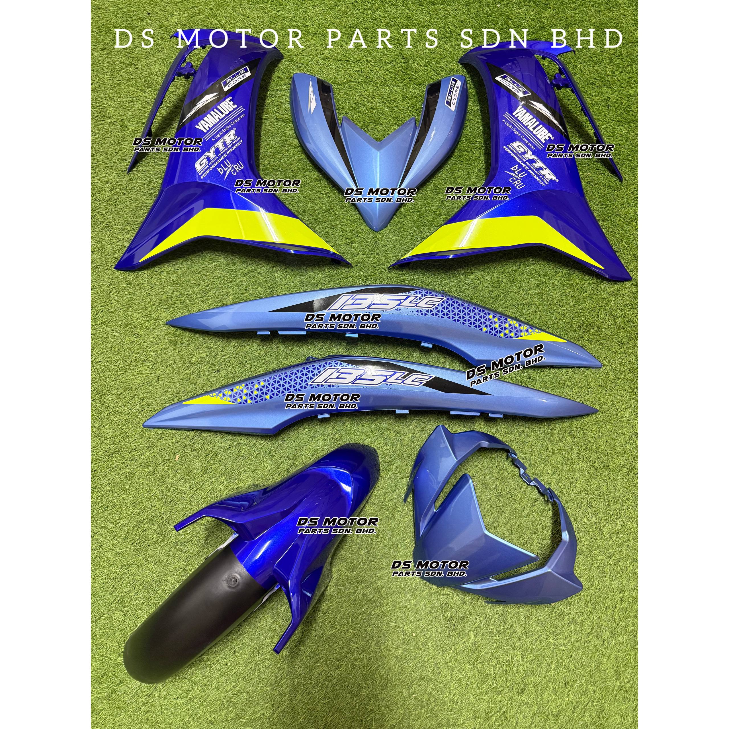 Cover Set LC135 V8 Biru Butterfly 2024 (HLD) / Butterfly Mix Blue Core