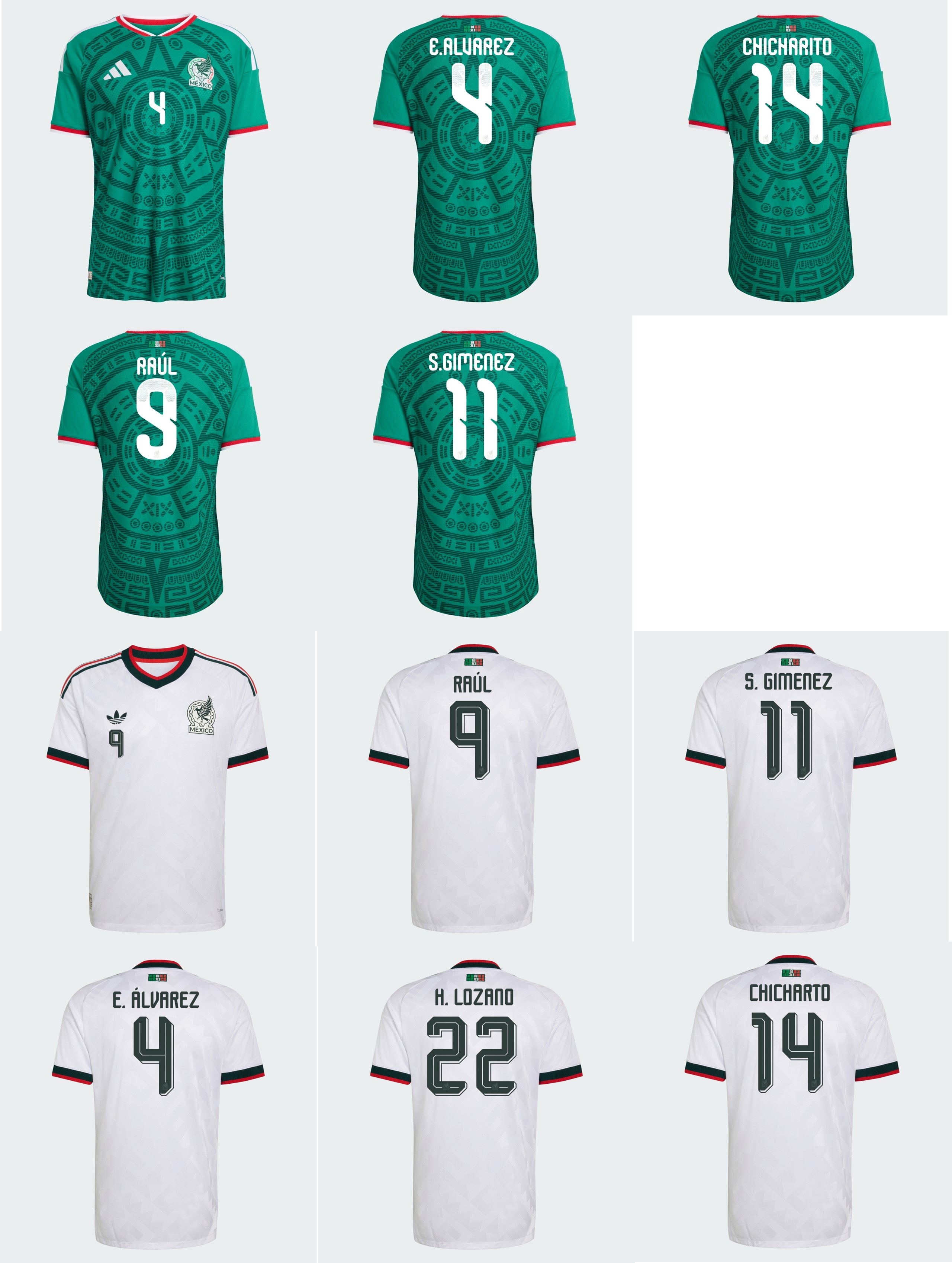 Adidas Mexico 墨西哥 2026-27 女裝作客球衣 (可加字章) JY5541