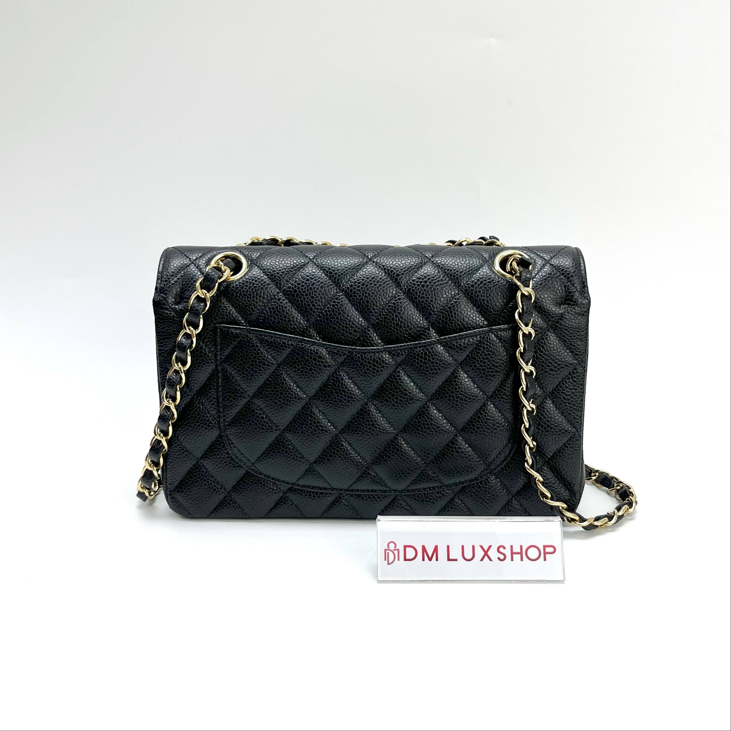Chanel Black Caviar CF Double Flap Bag Small GHW (Serial 25, Year 2018)