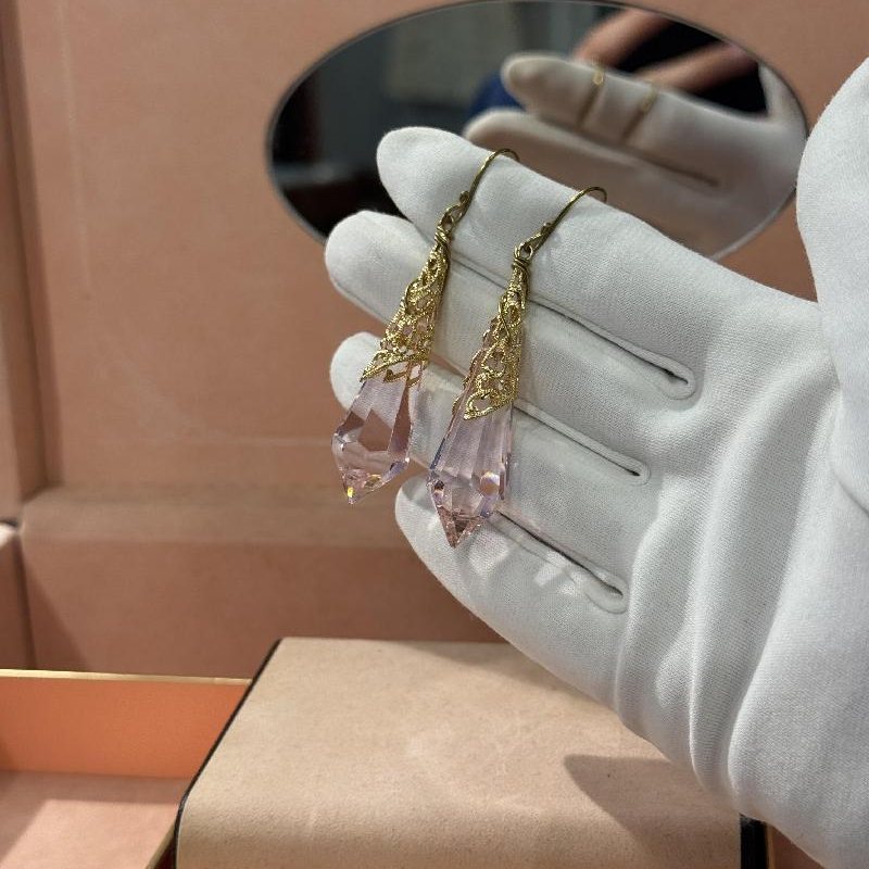 Vintage Glass Hook Earing (C033)
