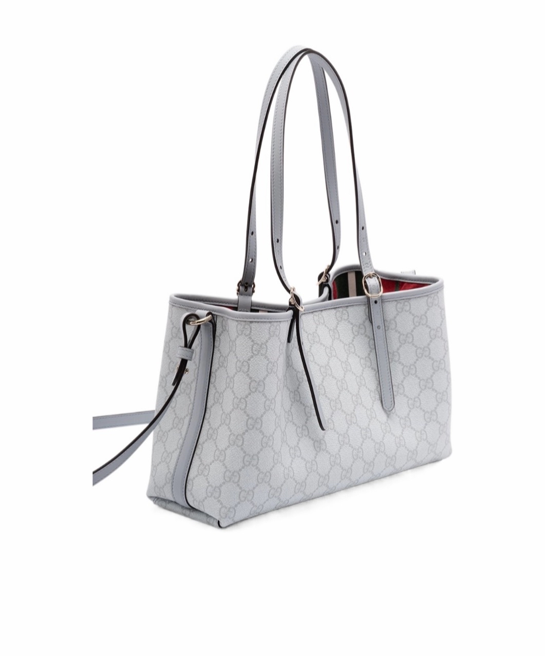 Gucci 女士 GG Emblem 中号托特包均码码中号、30cm*11cm*18cm 