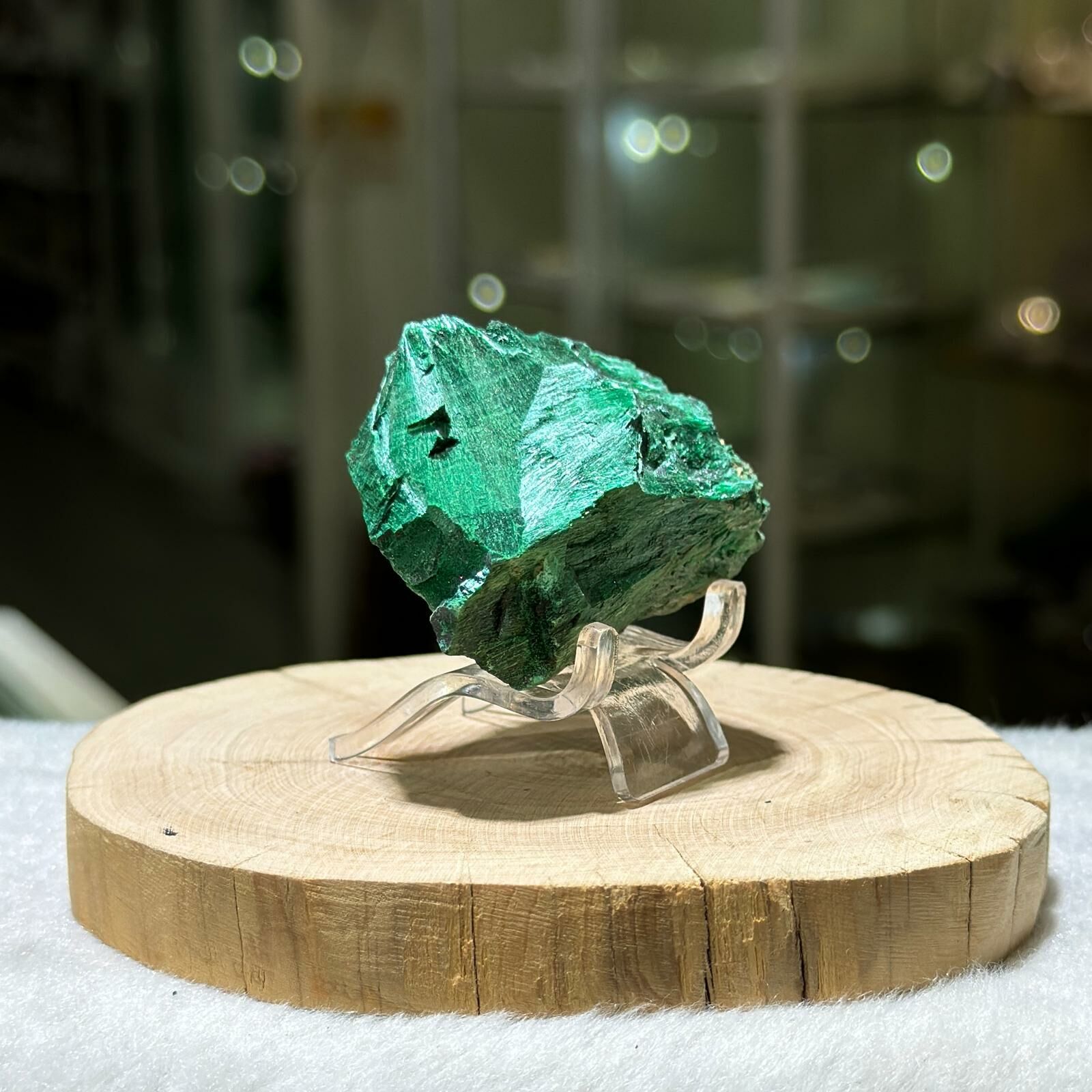 孔雀石 原石 (不連座) #02