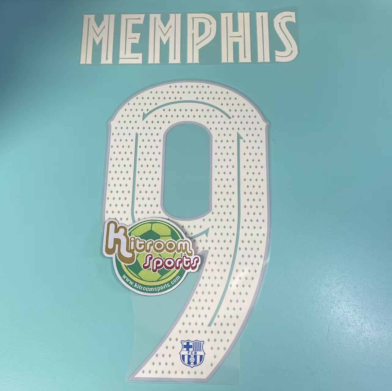 2021-22 Barcelona Home Cup Nameset #9 MEMPHIS