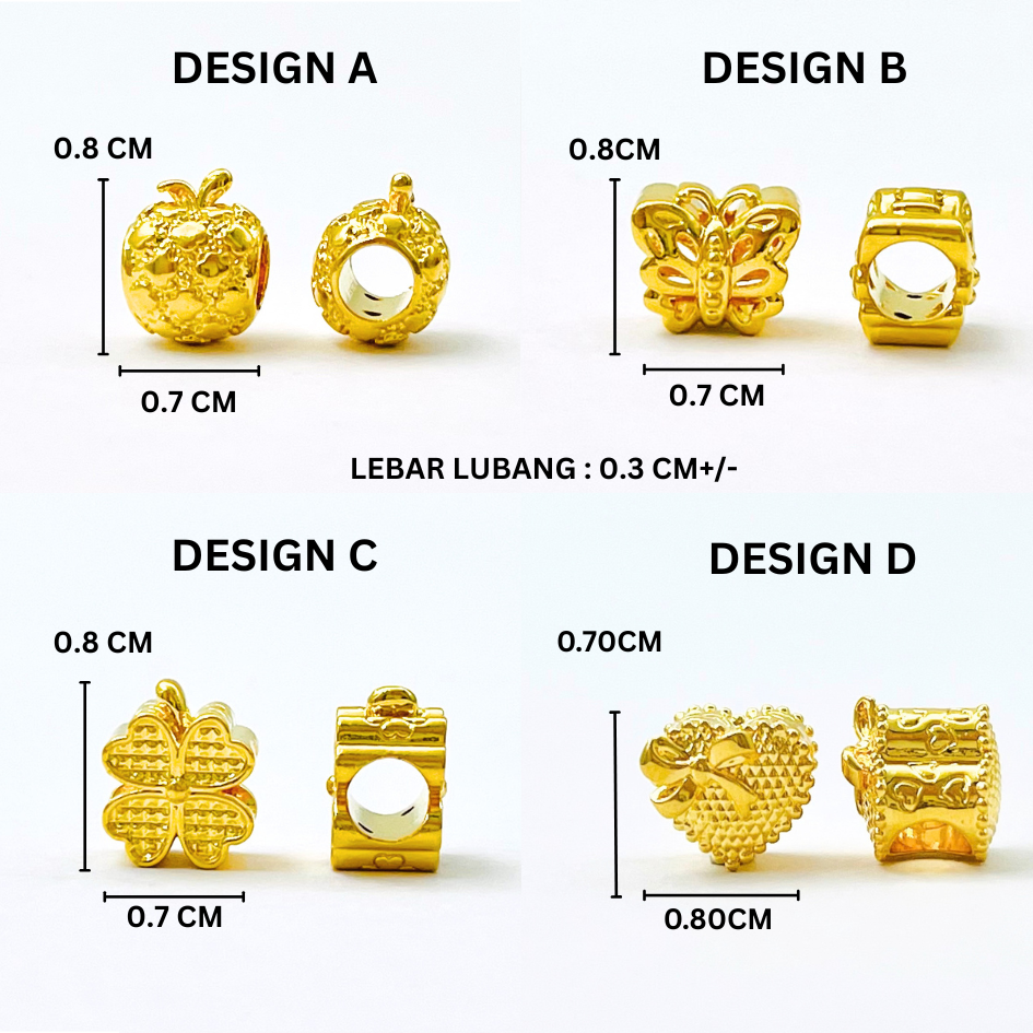 MYDORA Bead Mini Goldie Series (5G) l EMAS 916/22K