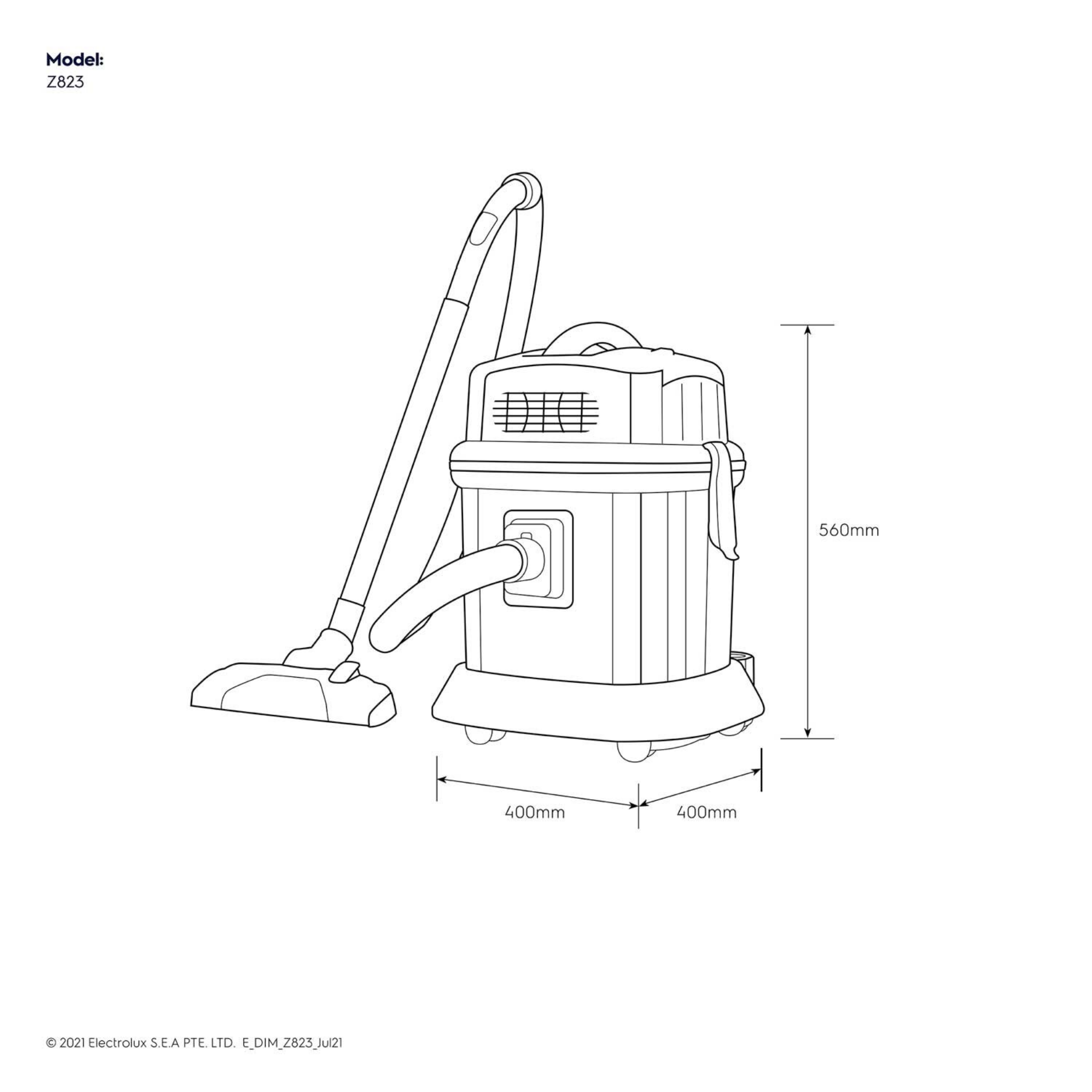 Electrolux Flexio 20L Wet & Dry Vacuum Cleaner (Z823)