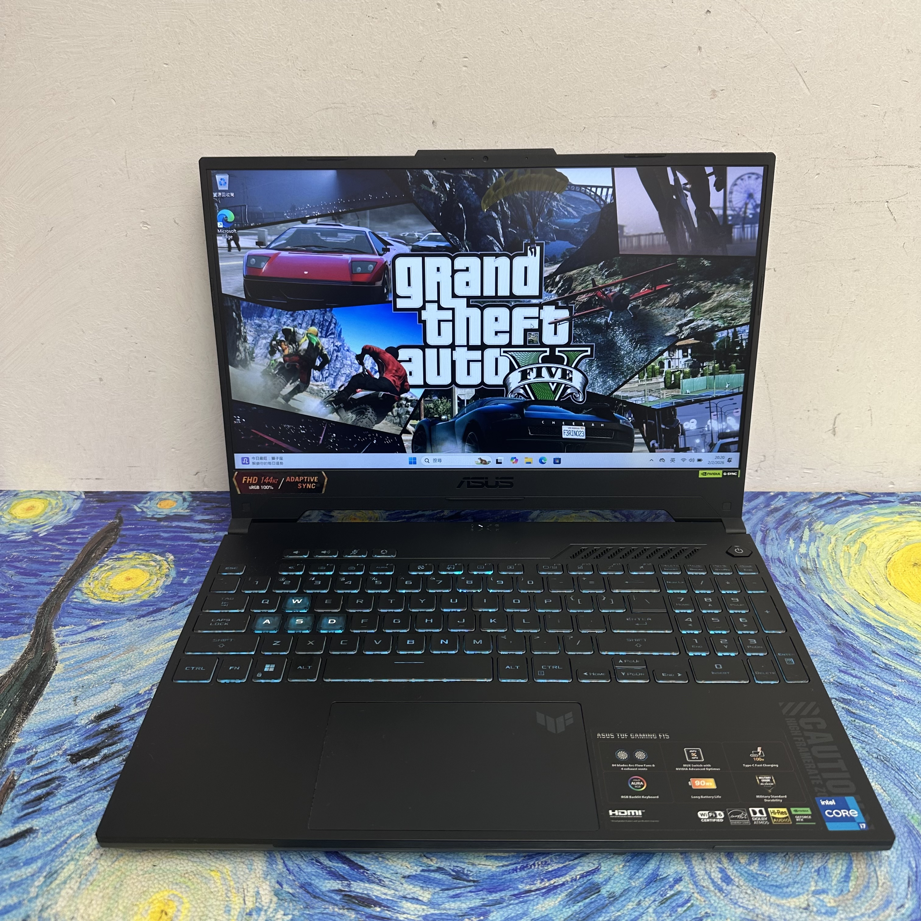 #5588 ASUS i7-13700H /16GB Ram/1TB SSD/RTX 4060獨立顯示卡/144Hz高刷/TUF系列/RGB Keyboard/ Gaming Laptop / Notebook / Laptop / PC / Gaming Notebook / Netflix / YouTube / 