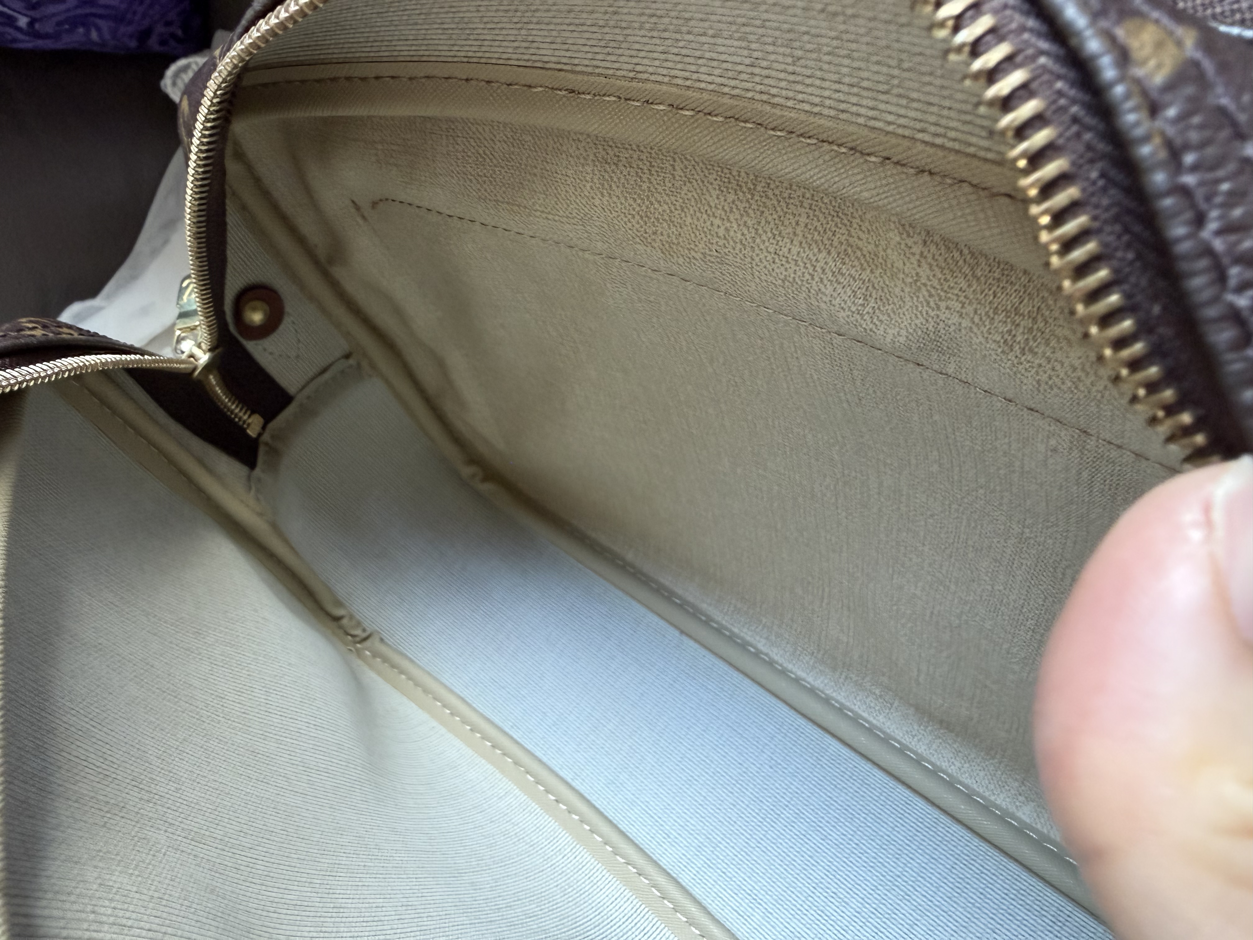 Lv monogram reporter bag 