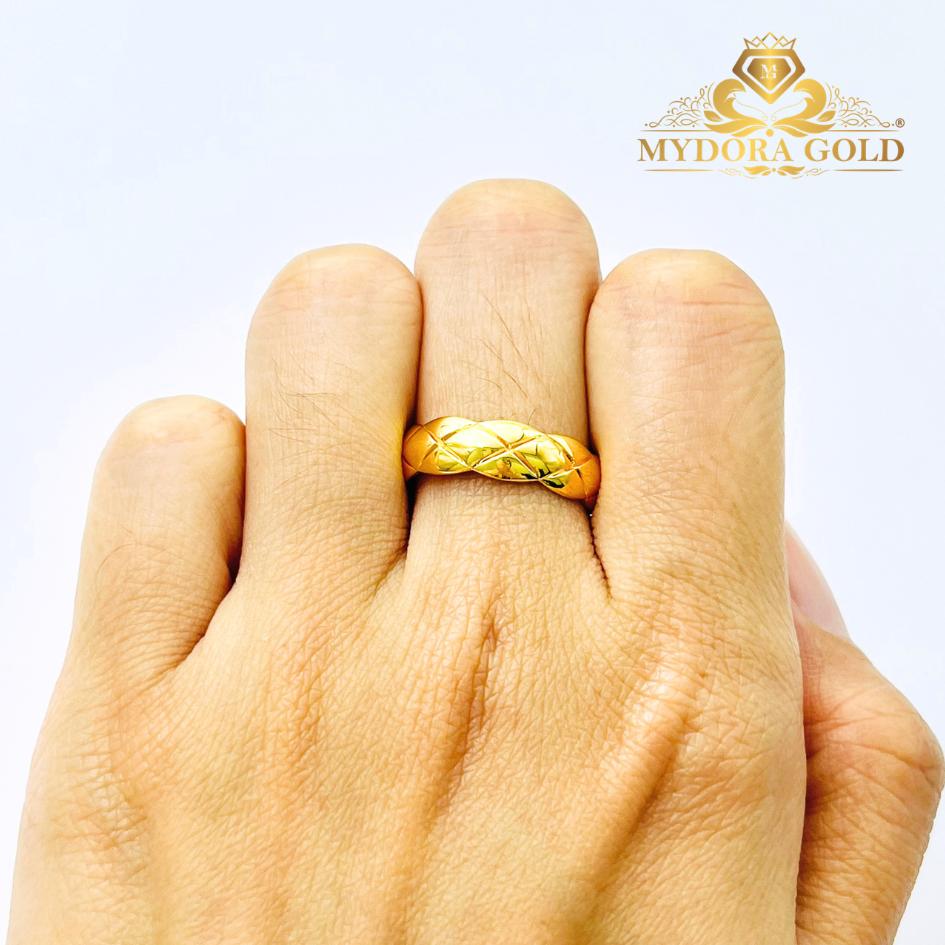 MYDORA Cincin Golden Rope L (5G) l EMAS 916/22K
