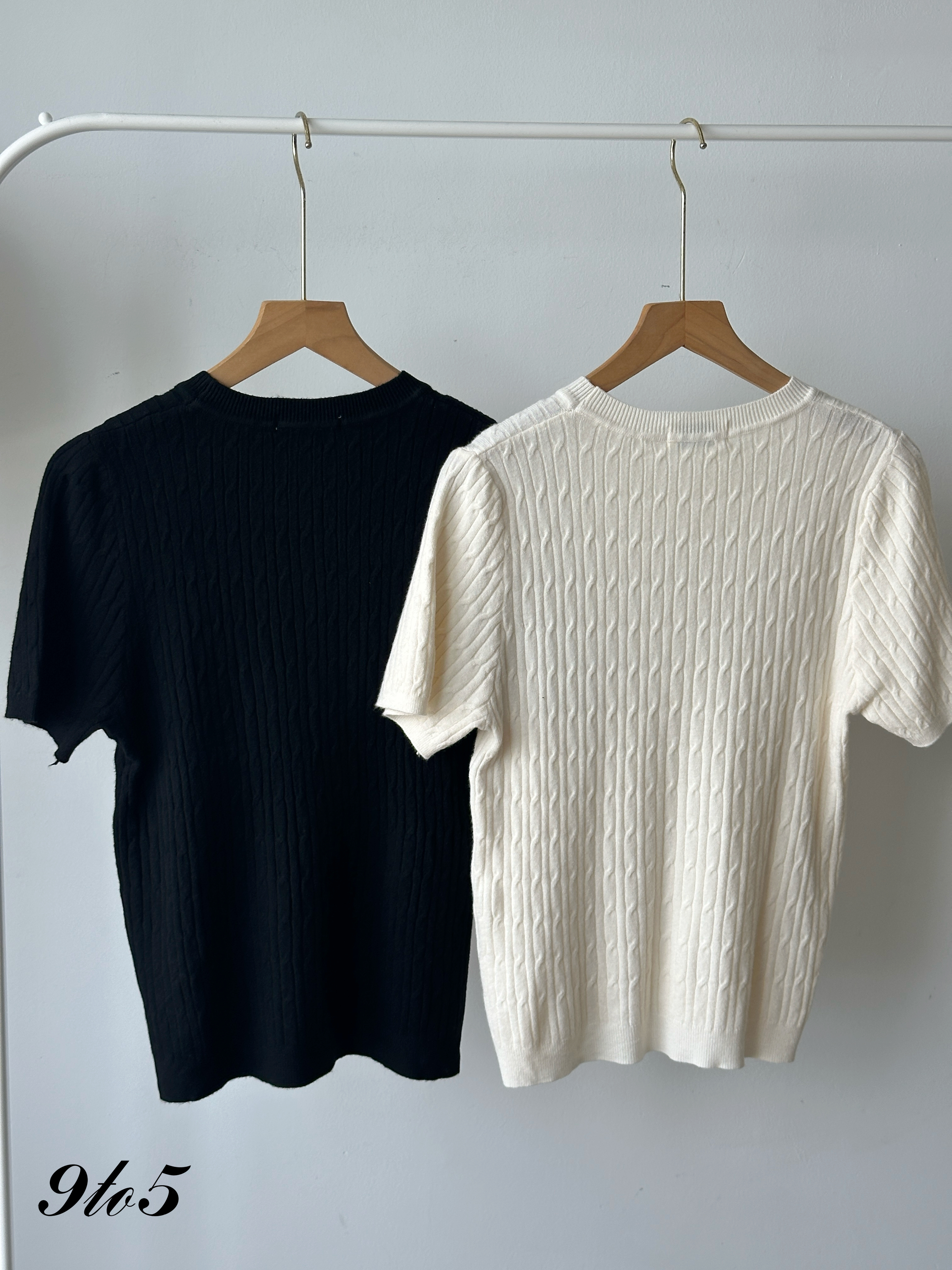 T4249 Cable Knit Top - 5 Colors 