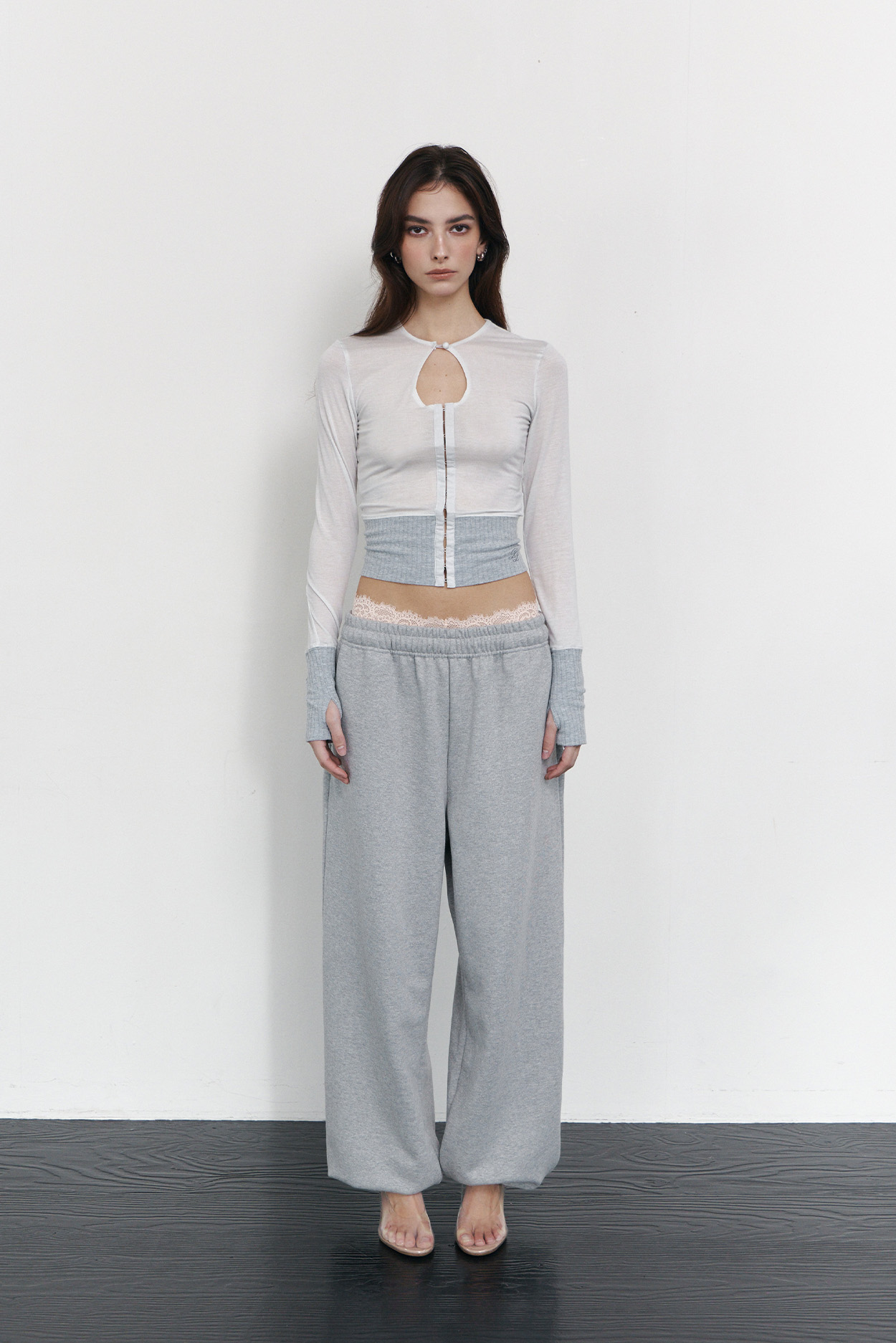 pleaseNOFOLLOW - Ollie Hooked Cardigan (Pale Blue)