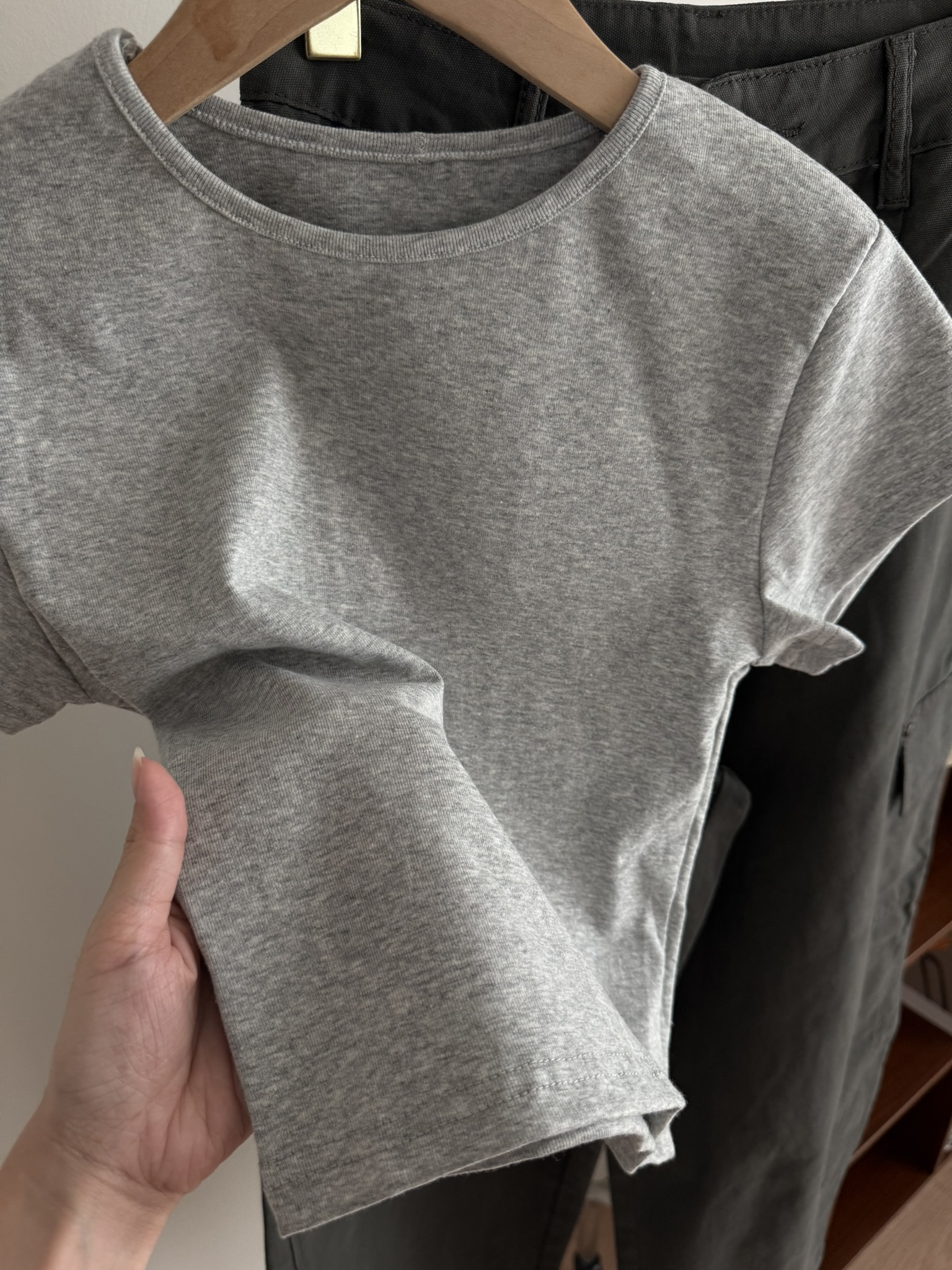 Kyle Cropped Top | Grey