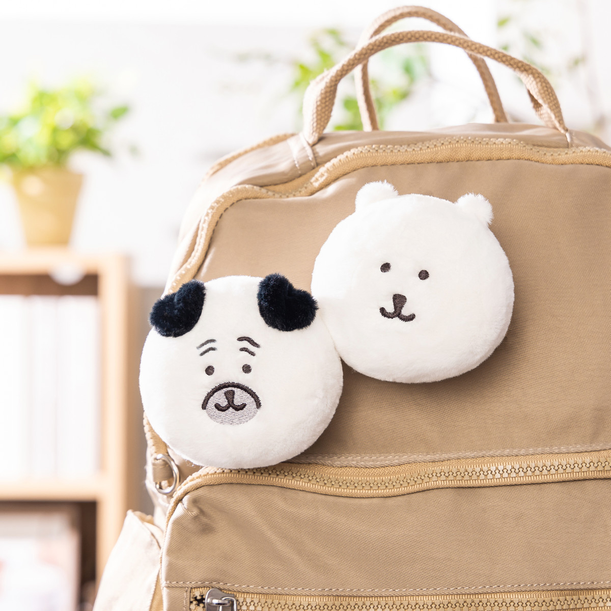 自嘲熊 頭形匙扣襟章｜預訂