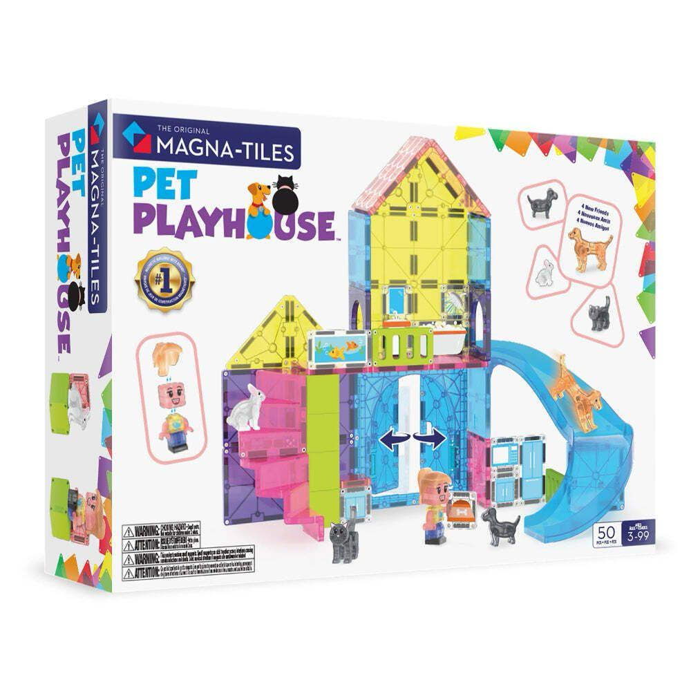 Magna-Tiles - 磁力積木寵物樂園套裝 50 件組