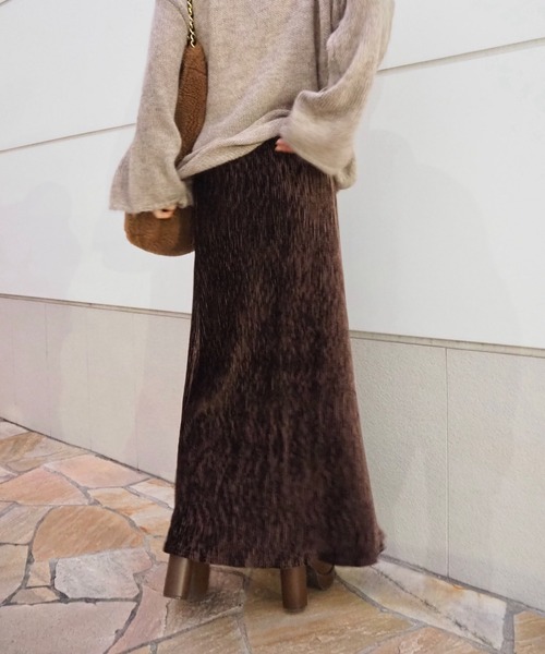 絲絨魚尾長裙【JS004】