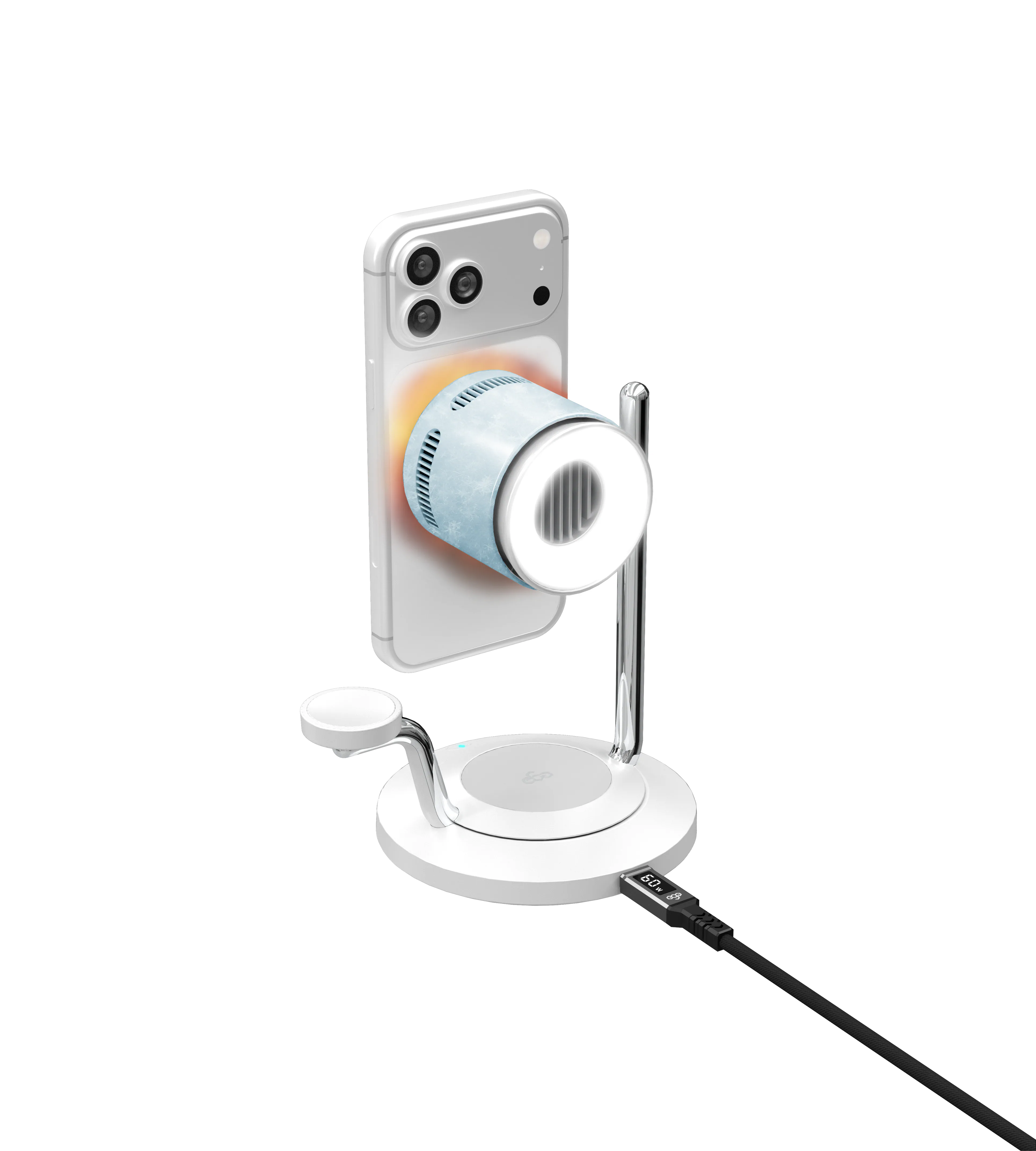 香港行貨 EGO MagCooler 2Pro 3in1 冰極 Qi2.2 無線充電座 T16