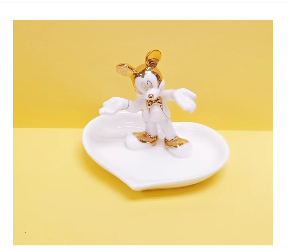 BONE CHINA TRAY  骨瓷收納托盤 Mickey Mouse  (KD-7)