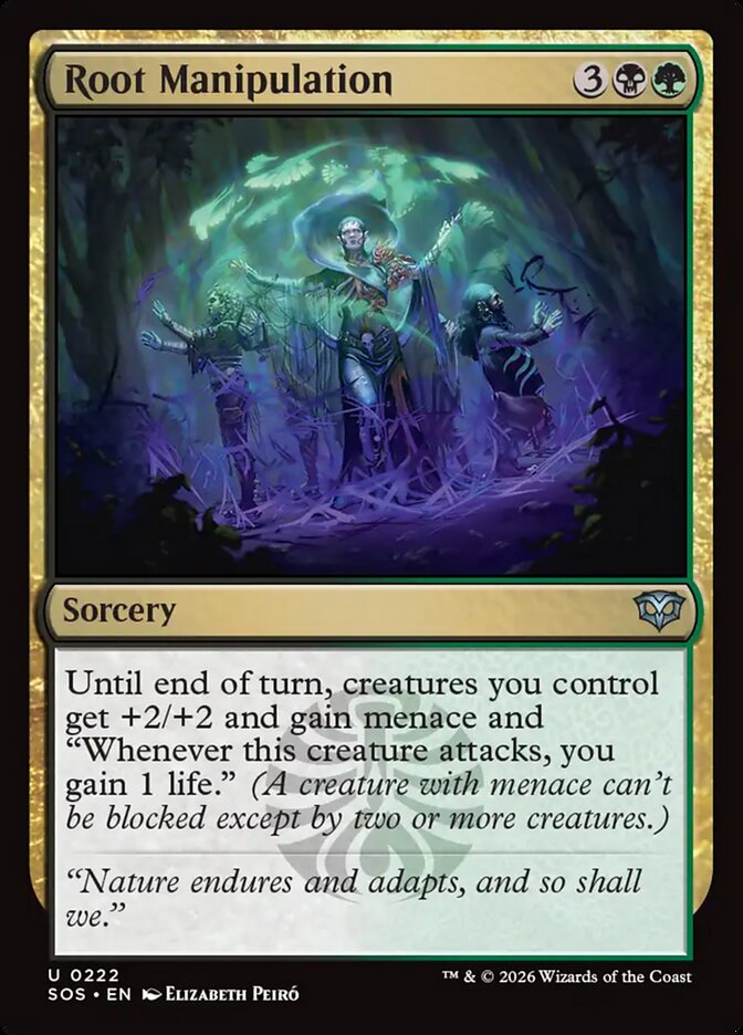 [EN] [Foil] Root Manipulation [SOS-222] U