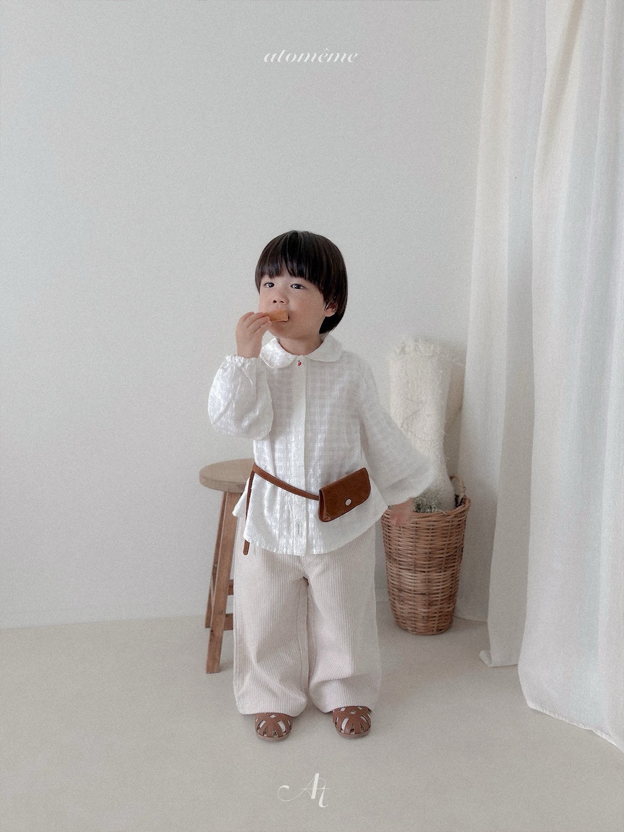 Atomeme | Crepe Corduroy Pants