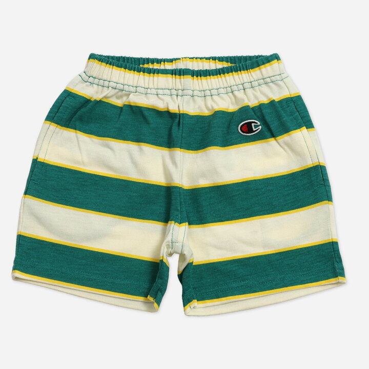 🇯🇵預訂 日本直送🇯🇵Champion三色標誌刺繡撞色間條短褲