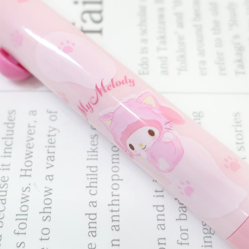 現貨｜Sanrio My Melody 貓貓肉球 日版 黑色原子筆 按掣貓爪會郁動 (24519201)