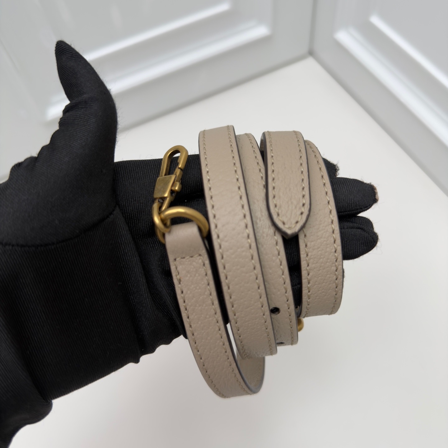 【預訂貨品】Gucci奶茶色琴譜包