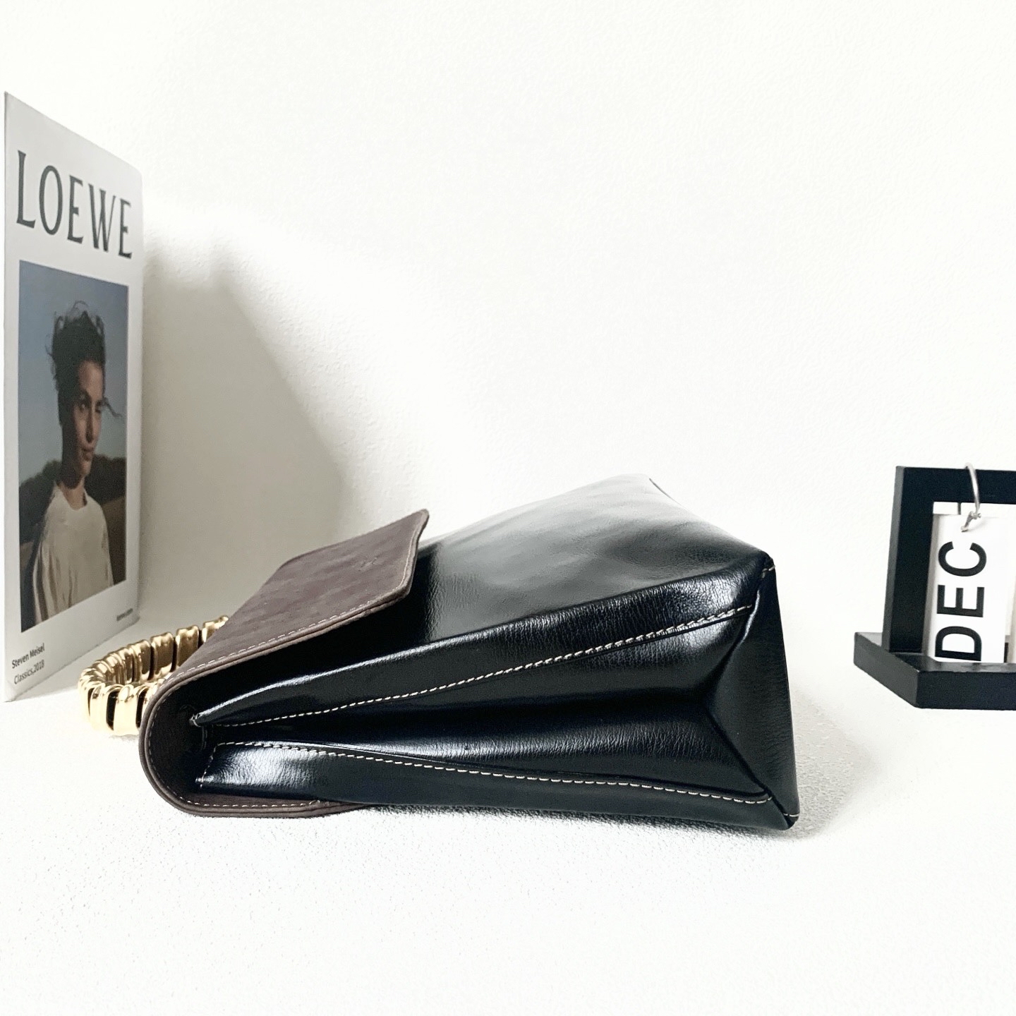 【預訂貨品】Loewe黑金蛇骨Kelly