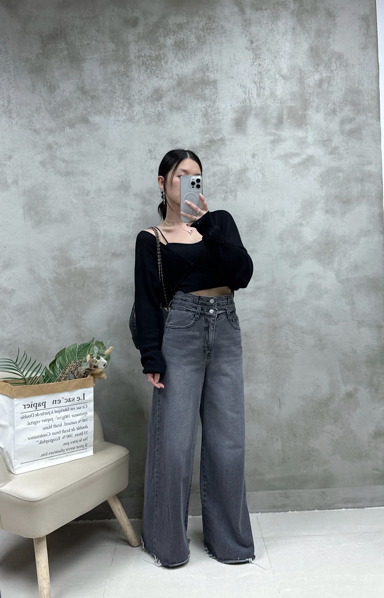 型領幼帶暗紋Bra top