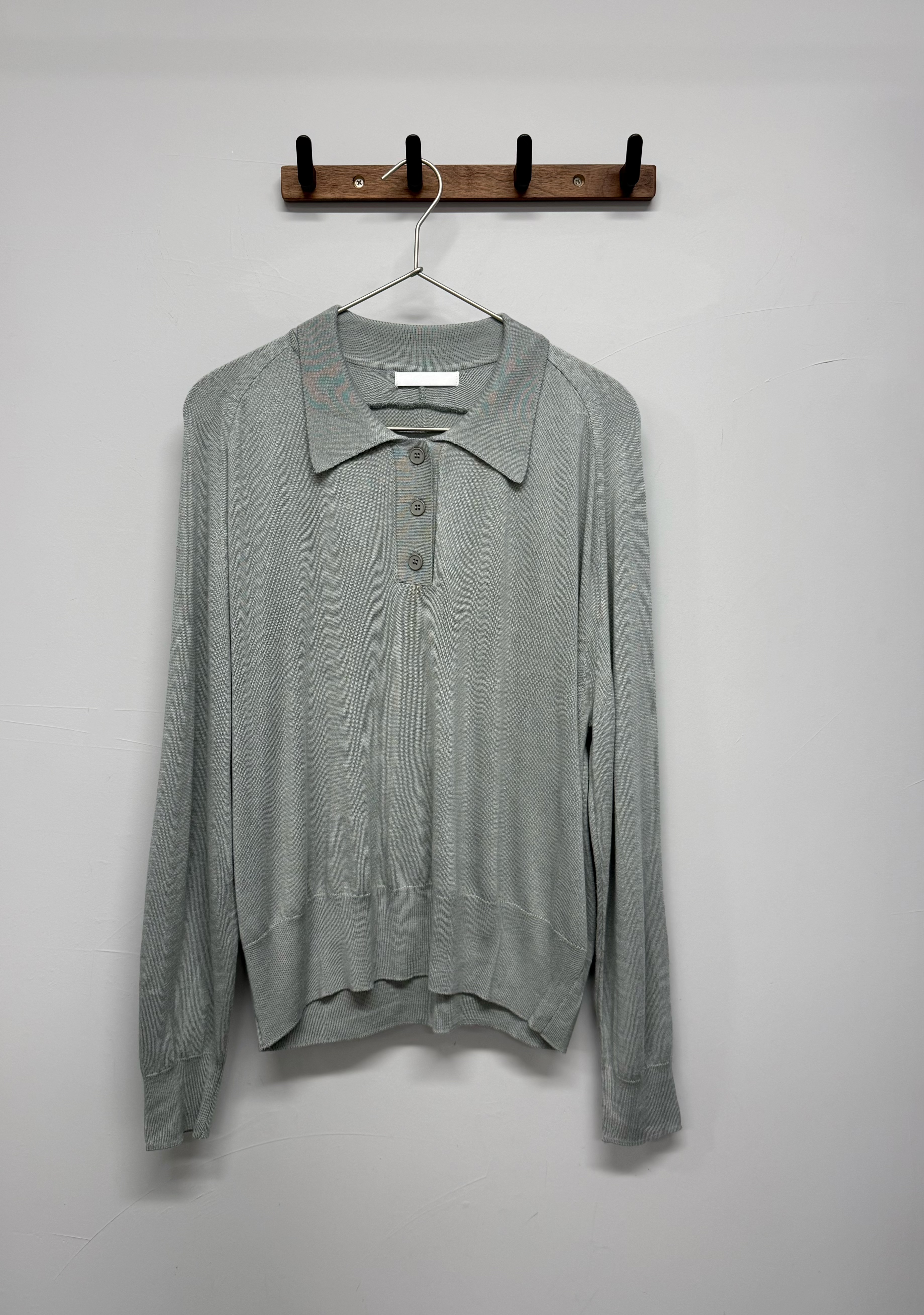 Soft knit polo shirt #top105