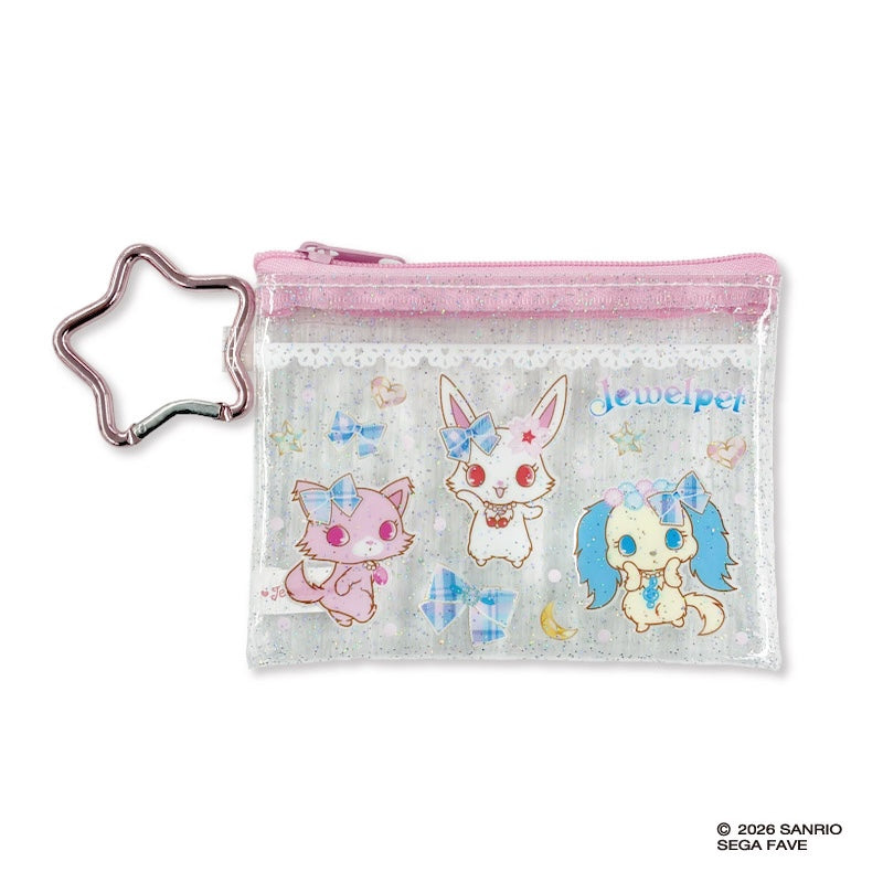 寶石寵物 Jewelpet 迷你透明拉鏈袋 Pink #P-SAG0144 [NIC] (PRE-ORDER) [2026/11]