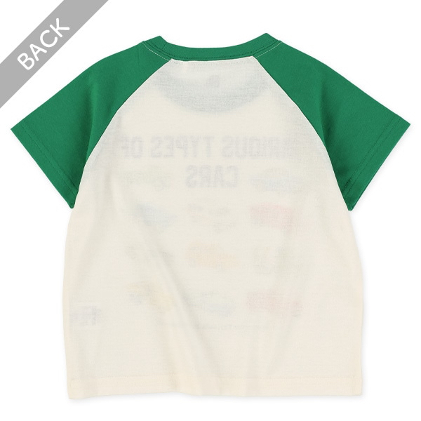 🇯🇵預訂 日本直送🇯🇵兩色車車印花插肩短袖T恤