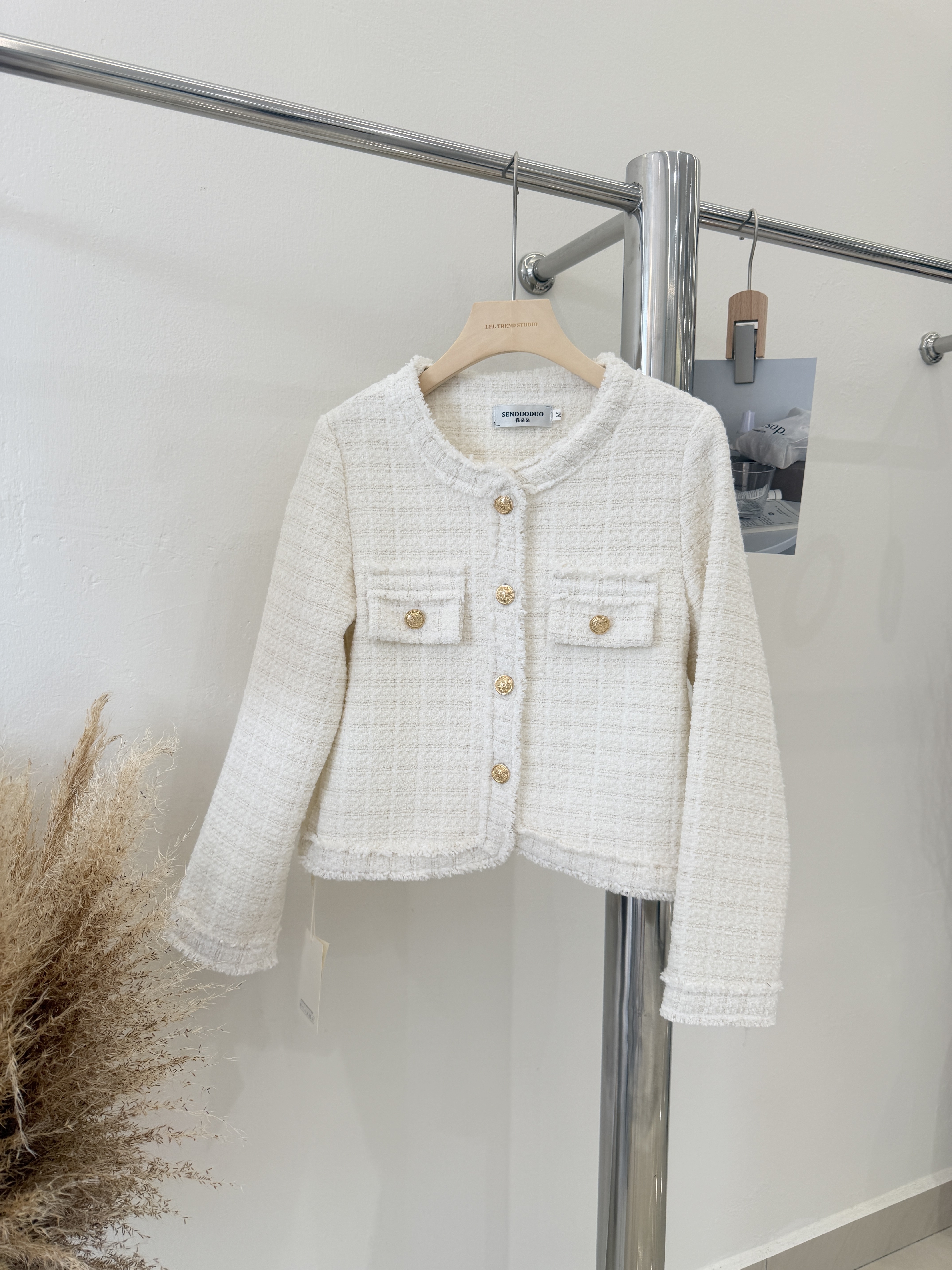 6755 爆款名媛小香风外套