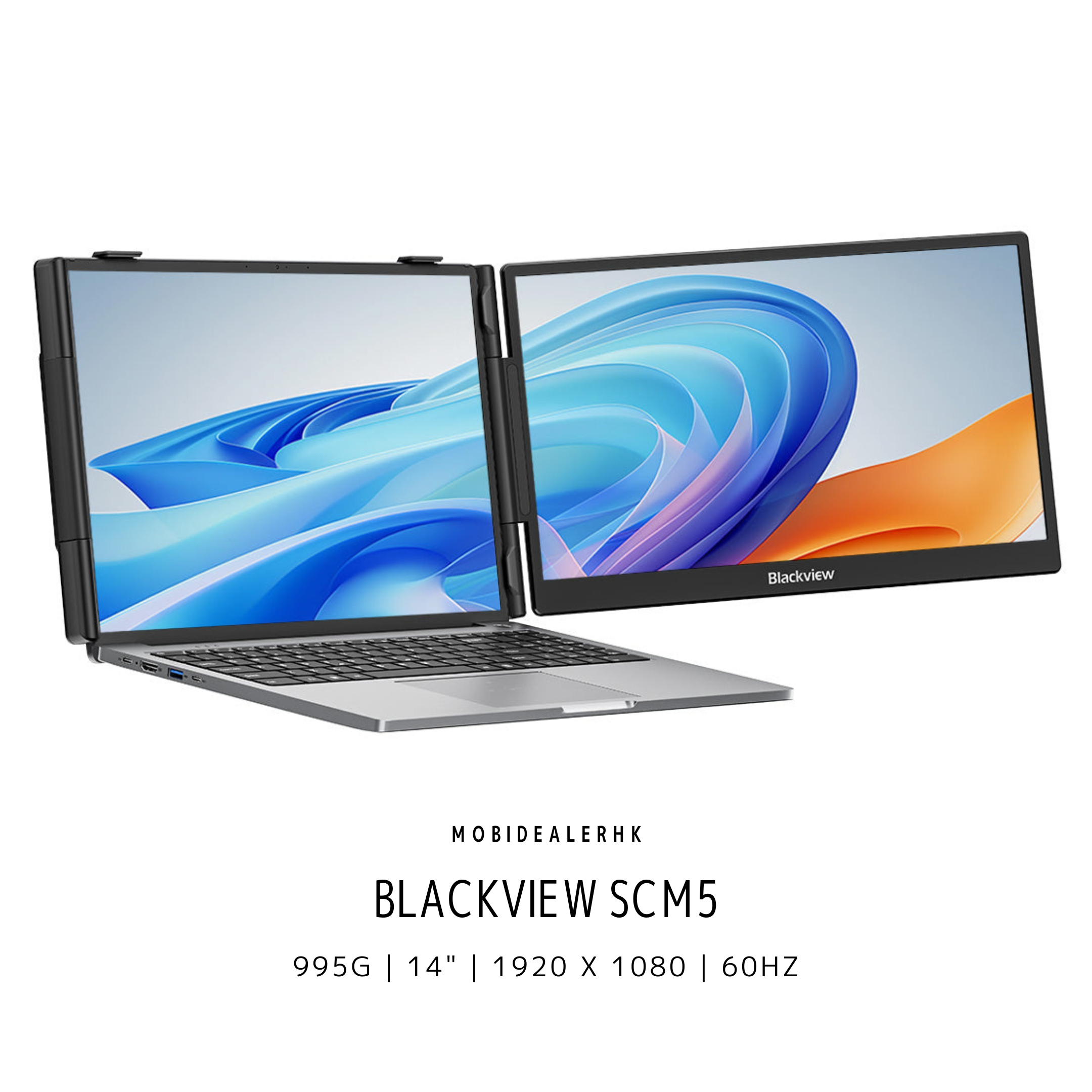 Blackview SCM5 | 便攜式螢幕 | 14" | 1920 x 1080 | 60Hz | 300 Nits | 157 PPI | 995g