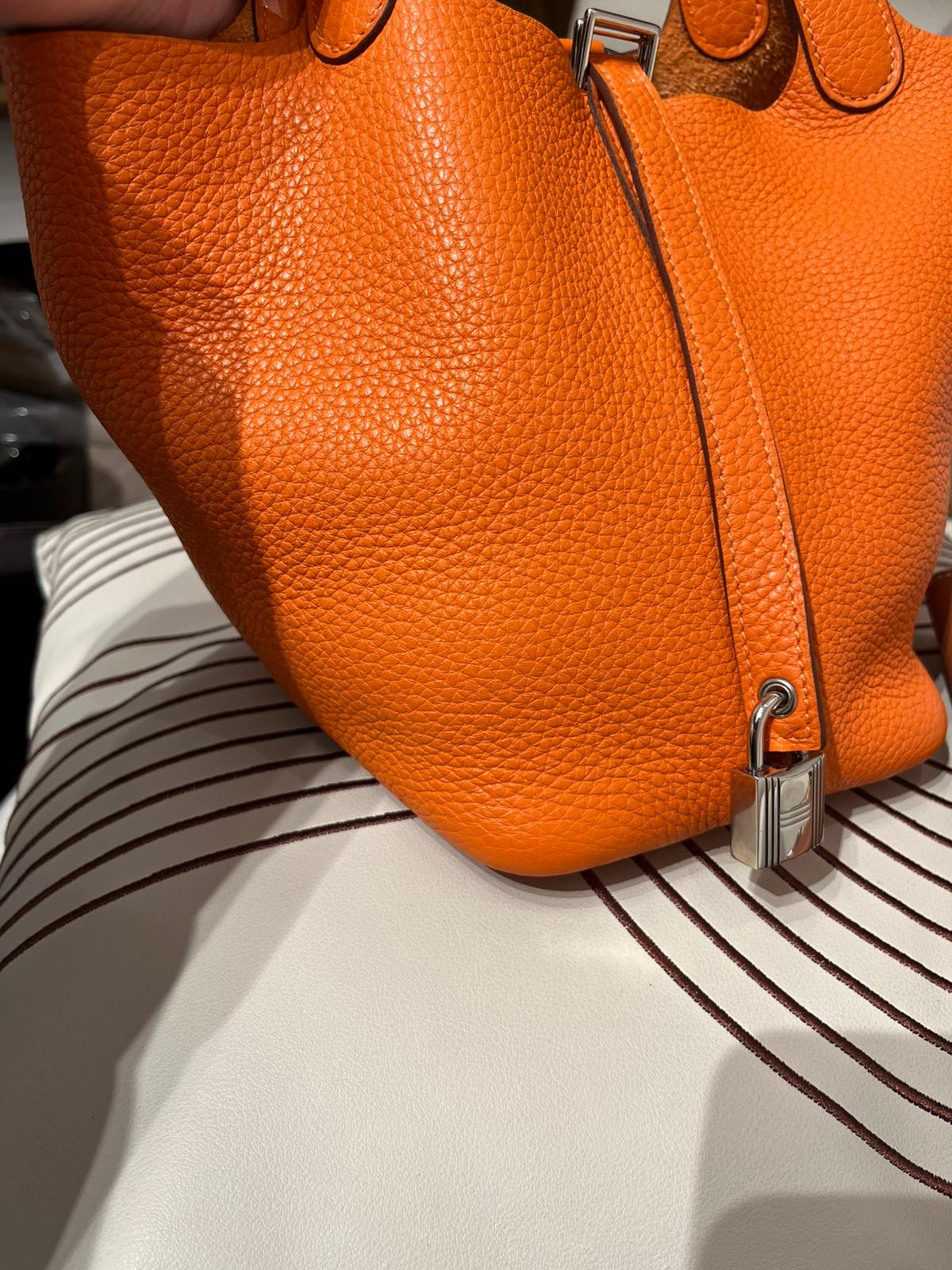 Hermes Picotin 18,STAMP 口O 100%Authentic,95%new ✅key lockpad✅dust bag 