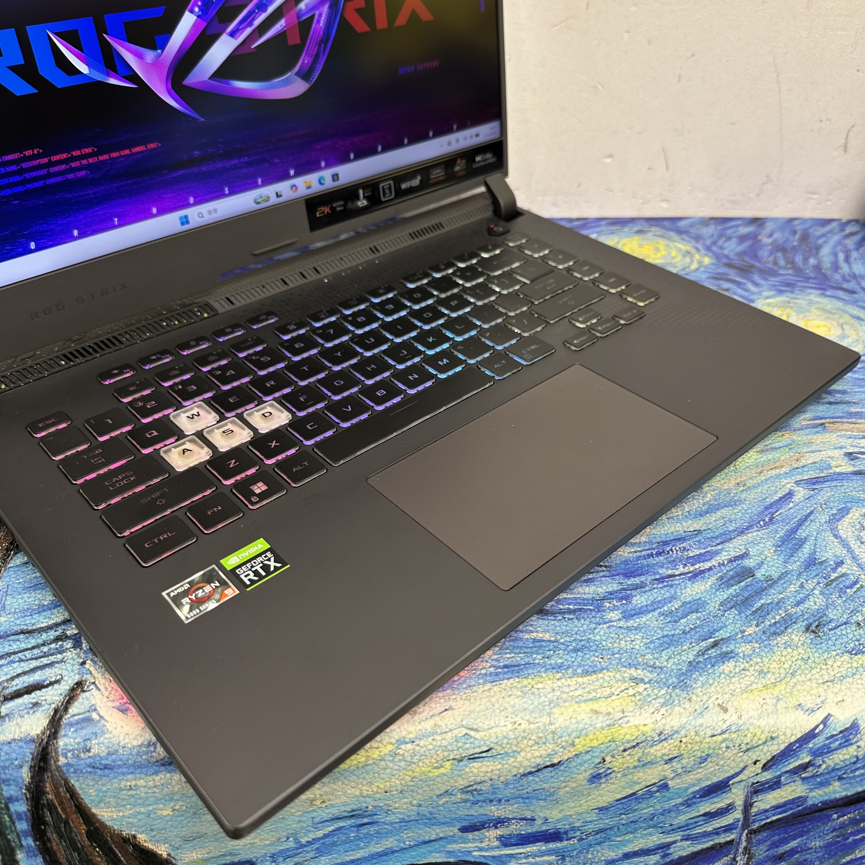 ASUS ROG STRIX AMD Ryzen 9 6900HX /16GB Ram/512GB SSD/RTX 3060 獨立顯示卡/2.5K 165Hz高刷/ Gaming Laptop/ Notebook/  Laptop / PC / PC Game /  Movie / Netflix 